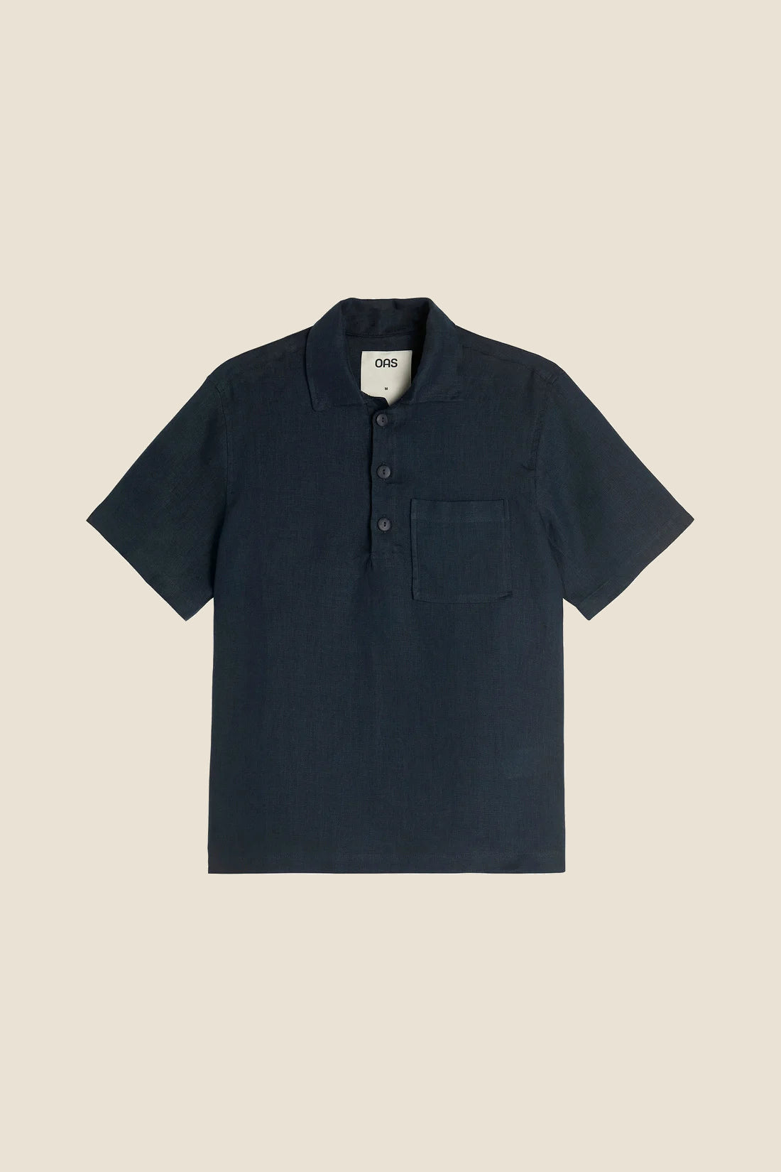 Dark Navy Girona Linen Shirt