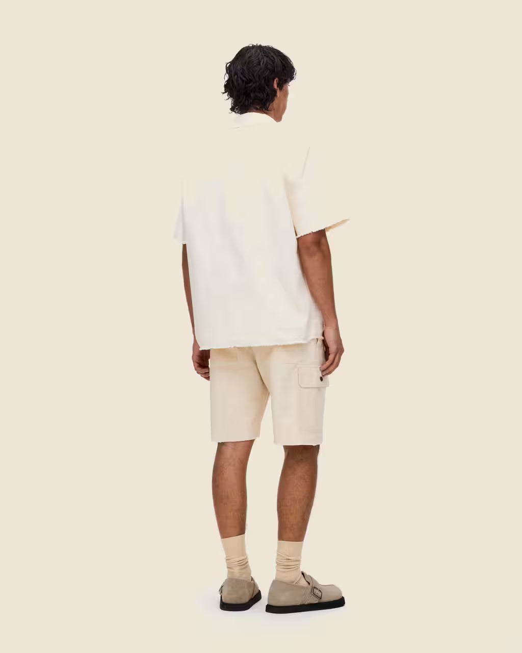 Ecru Mitty Canvas Short
