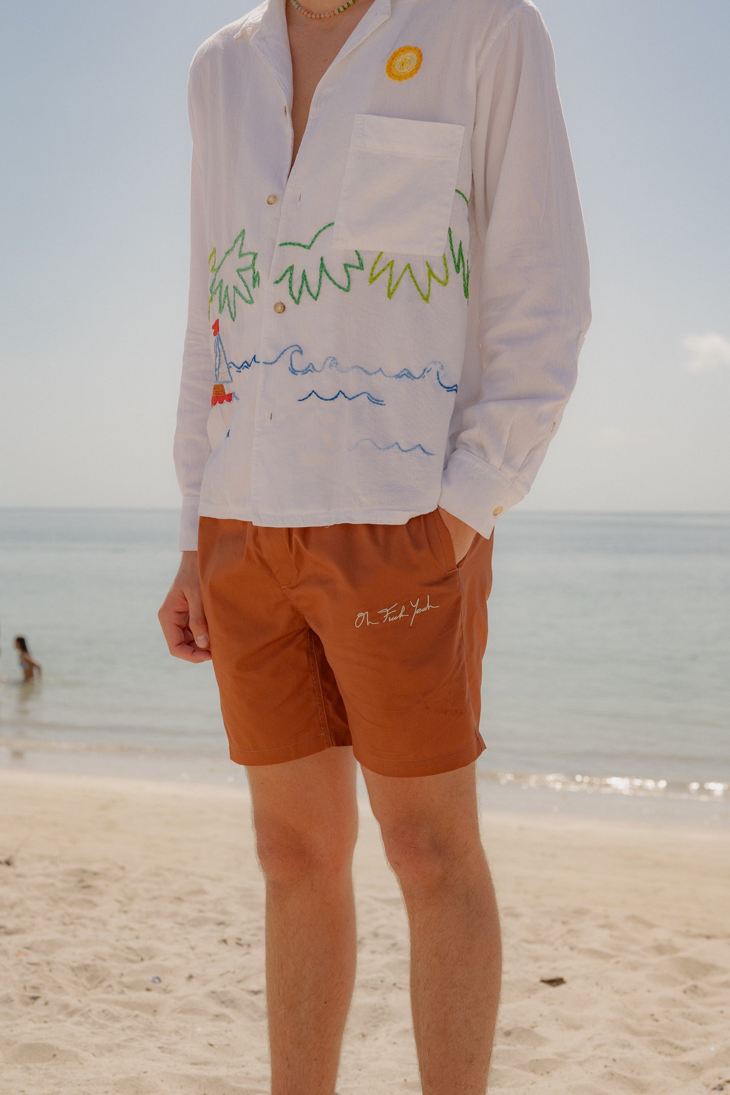 Signature Beach Short - Clay