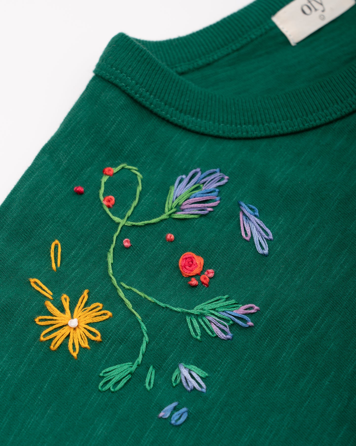 Journey Tee - Green Floral