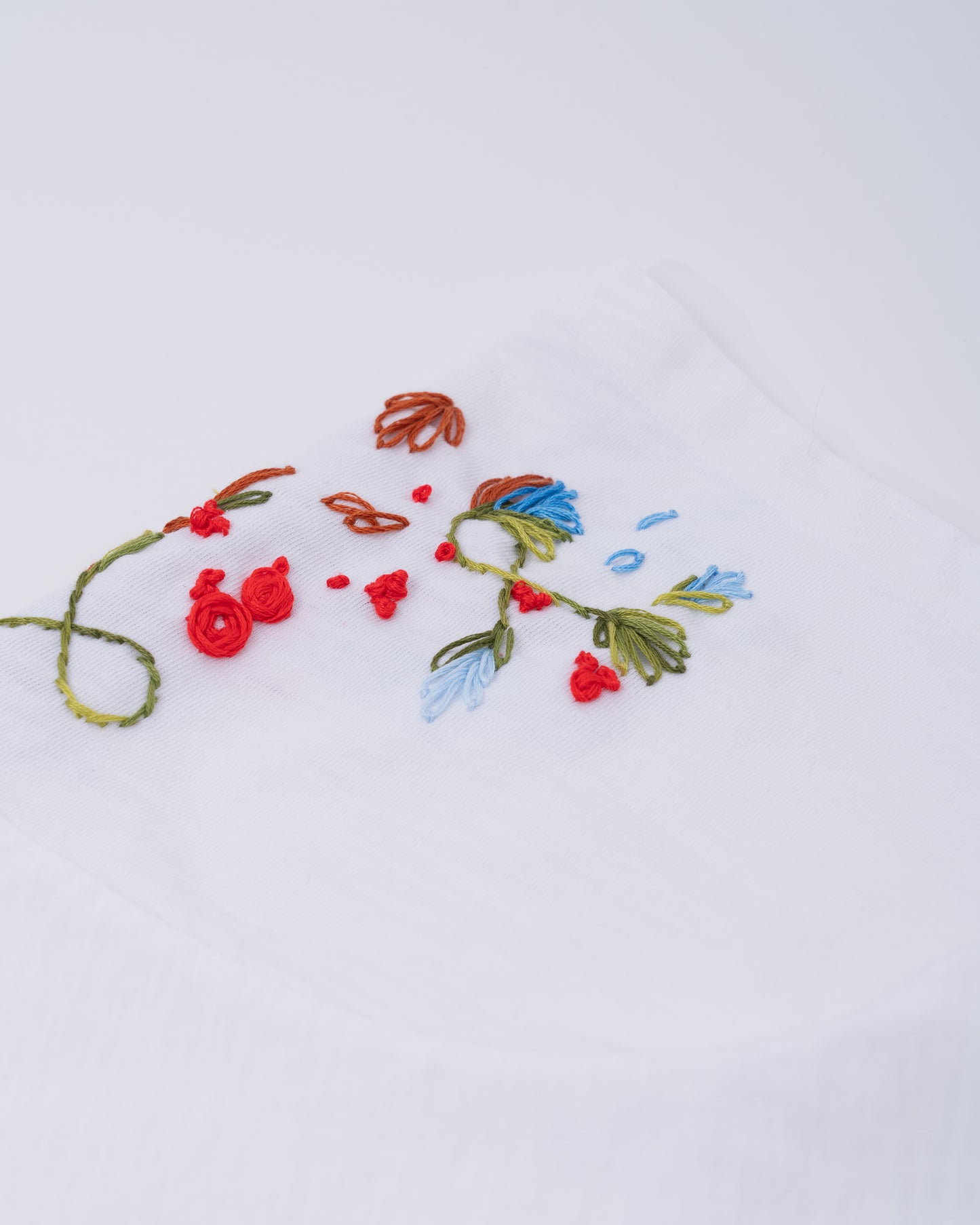Journey Tee - White Floral Sleeve
