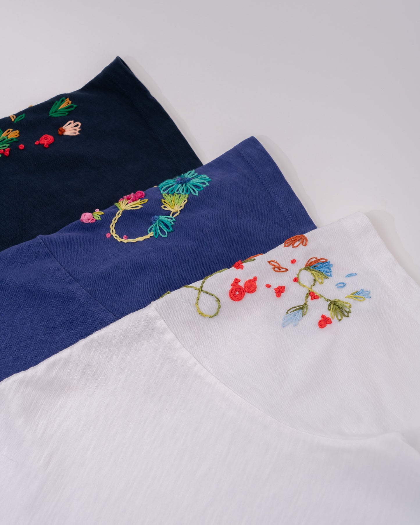 Journey Tee - Midnight Floral Sleeve