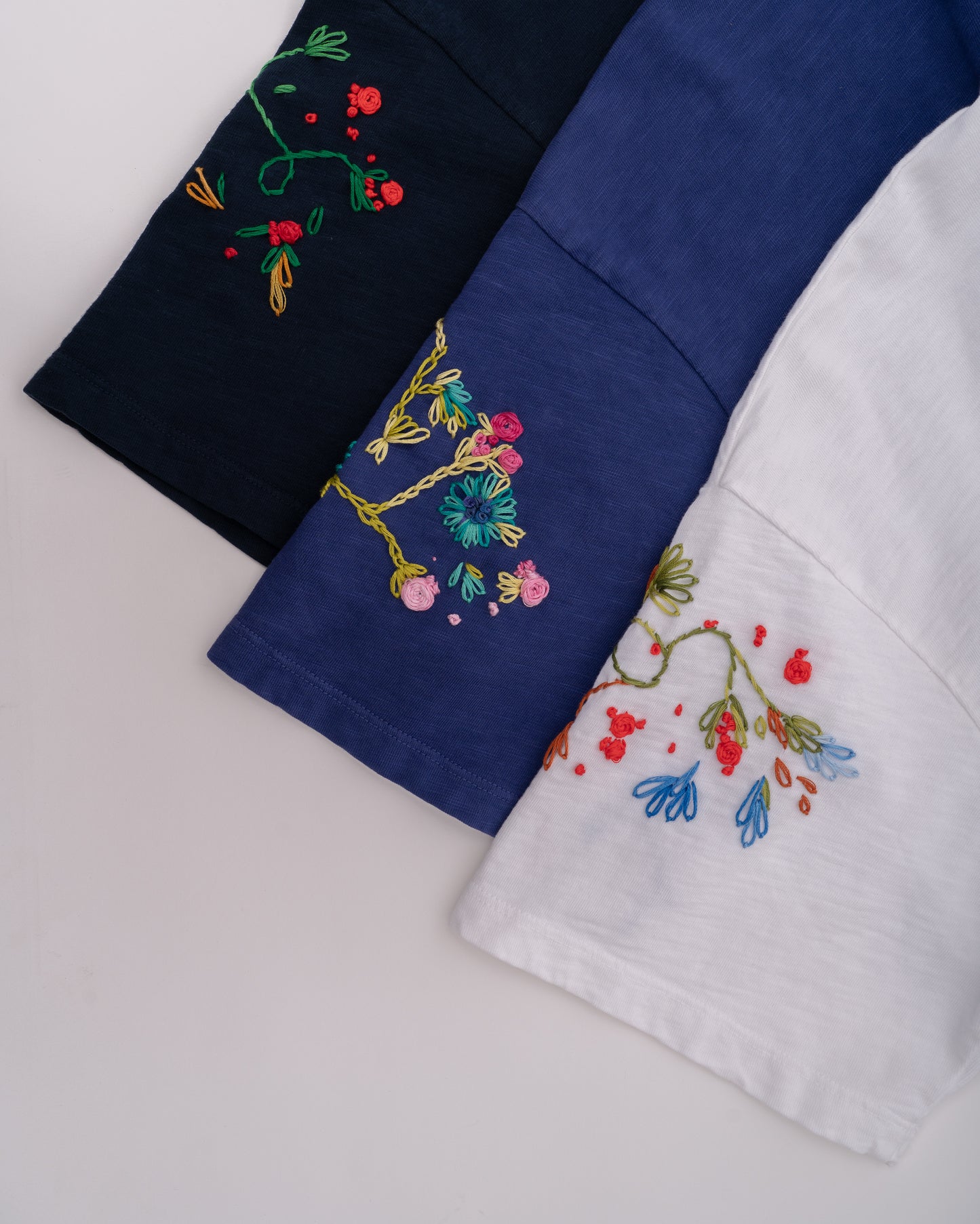 Journey Tee - Midnight Floral Sleeve