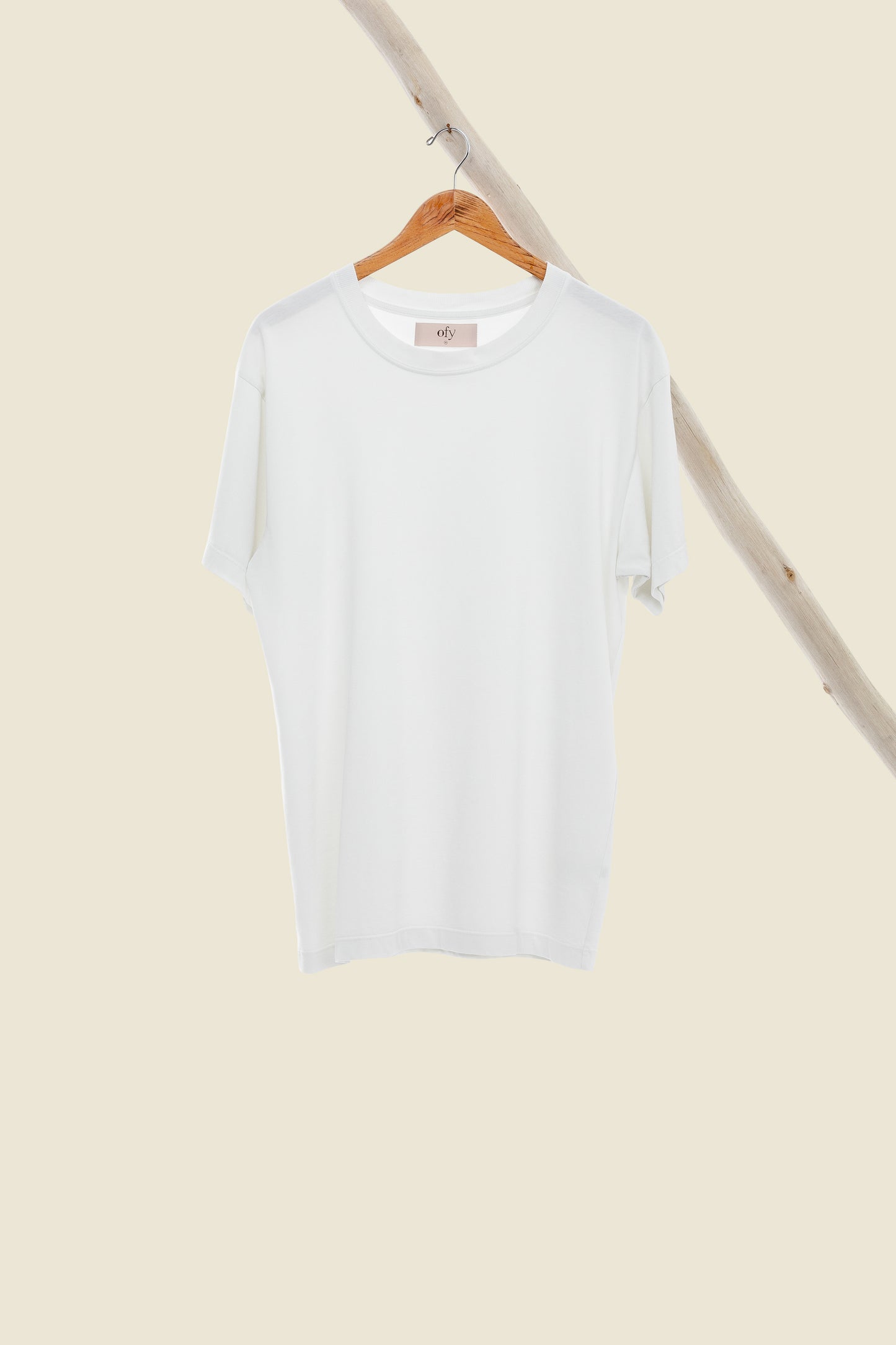 Luxe Supima Tee - Wispy Cloud