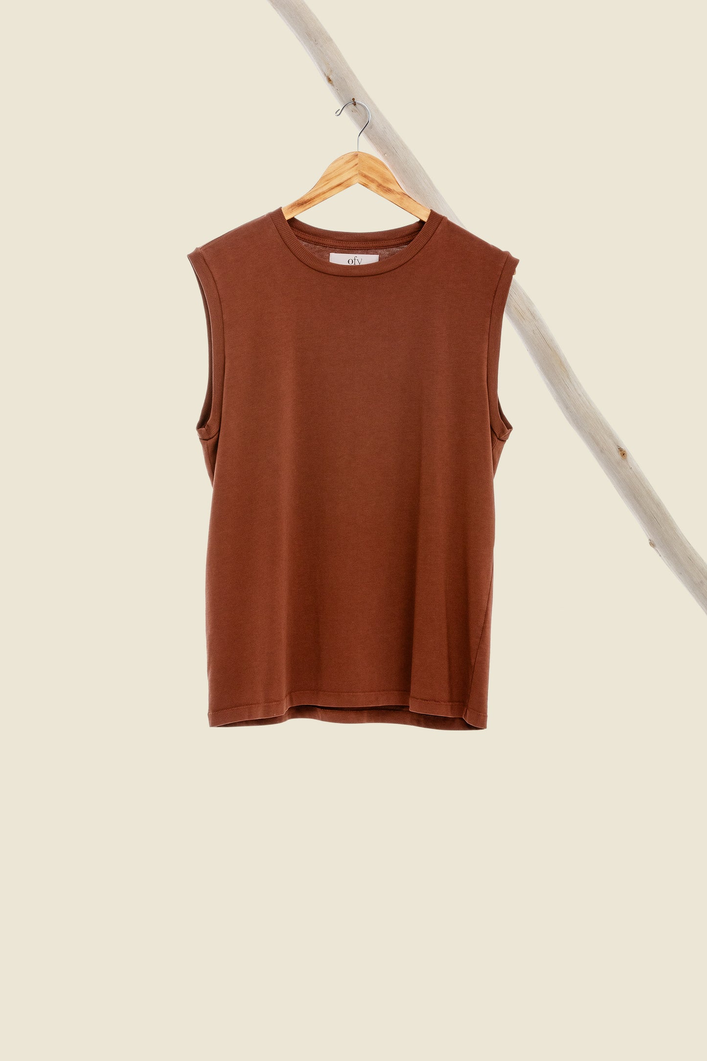 Luxe Supima Tank - Tortoise Shell