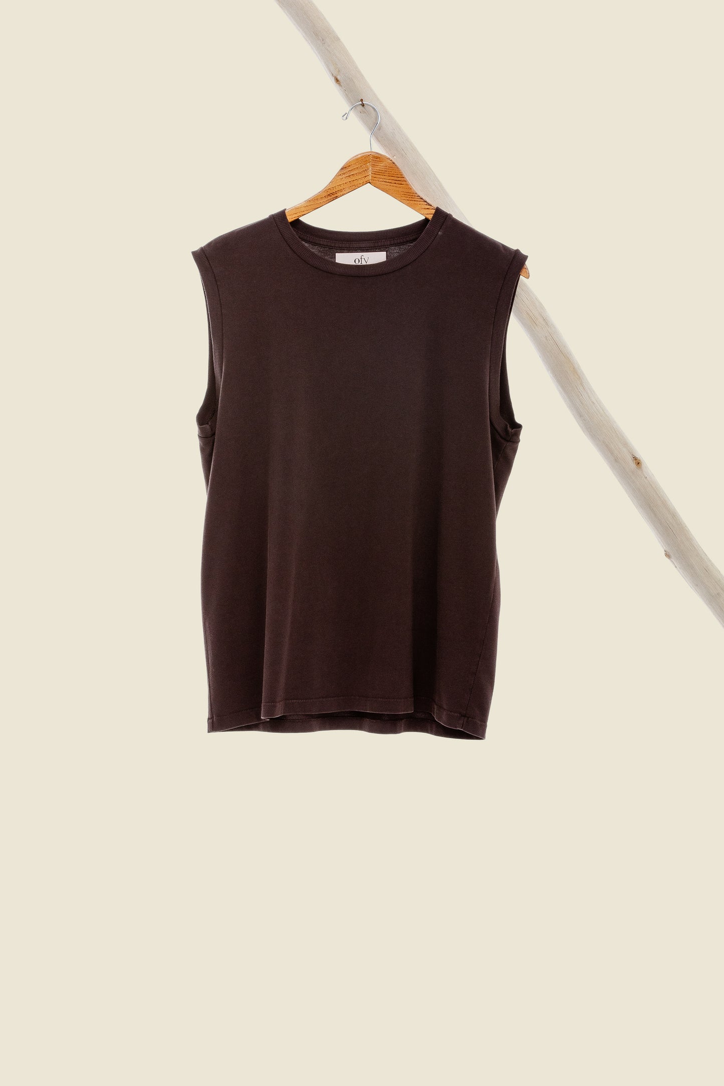 Luxe Ribbed Tank - Holy Wood