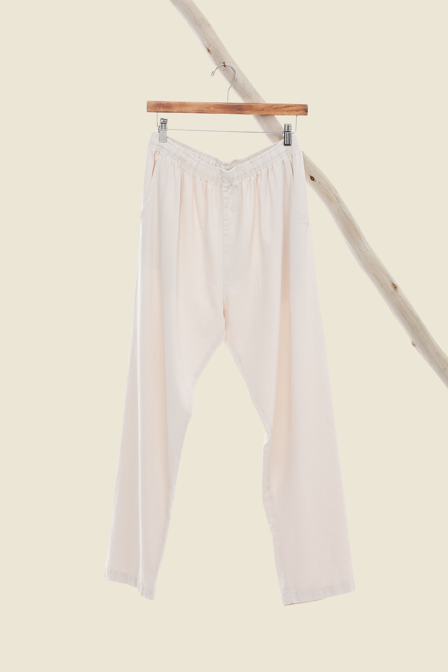 Light Cotton Twill Pant - Sea Pearl