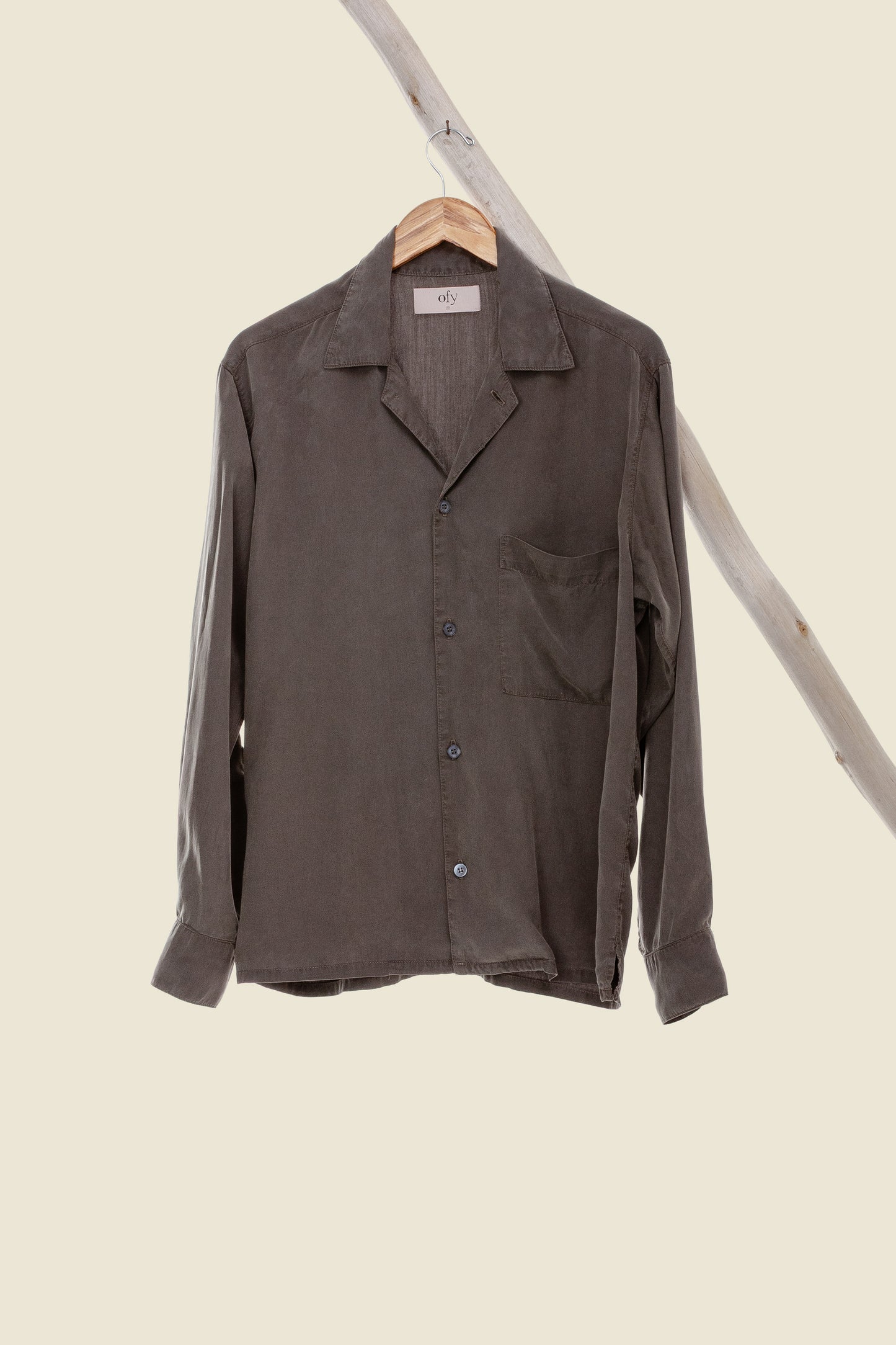 Horizon L/S Shirt - Lightweight Tencel - Velvet Palm