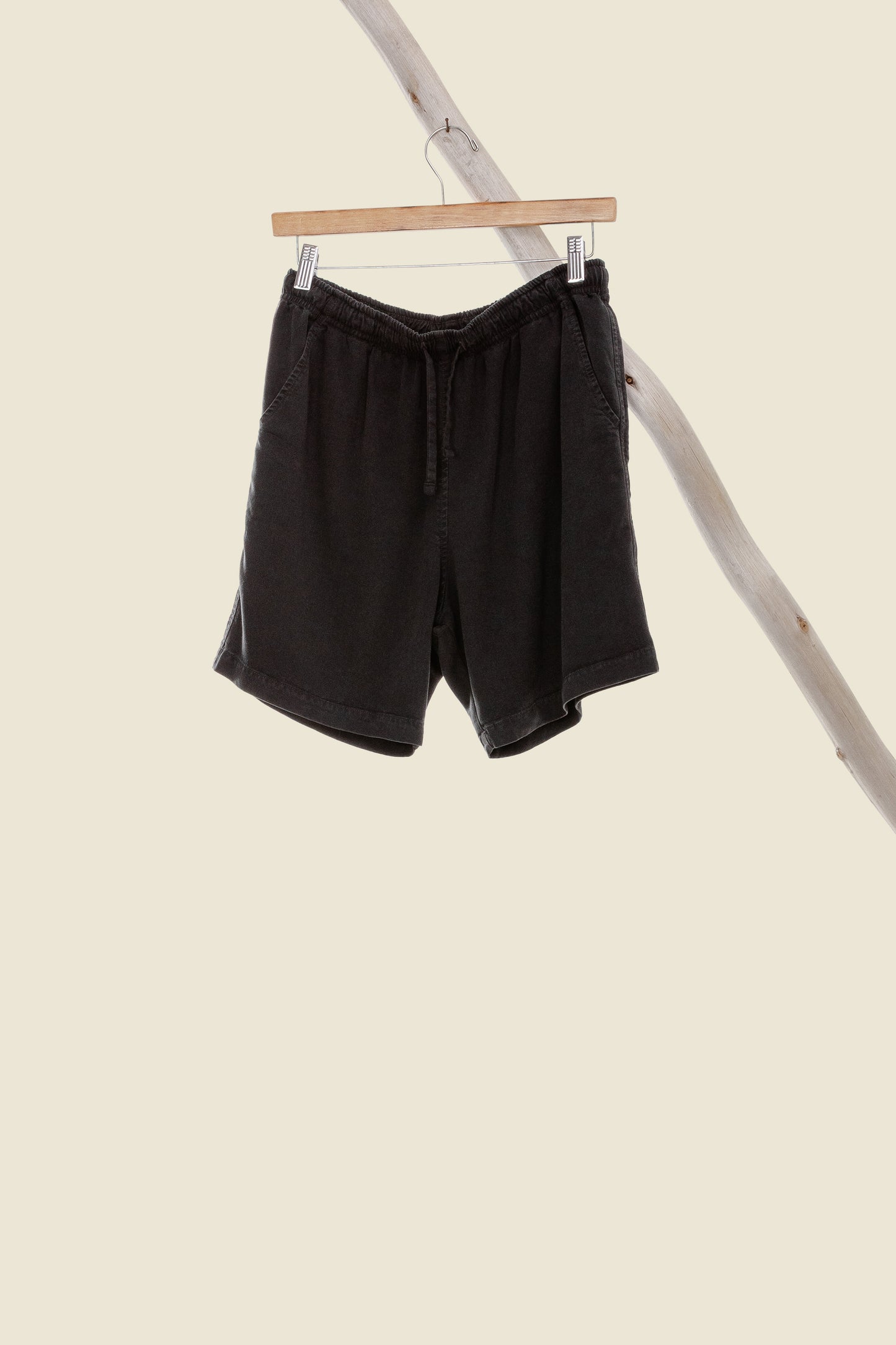 Horizon Heavy Tencel Short - Mineral Black