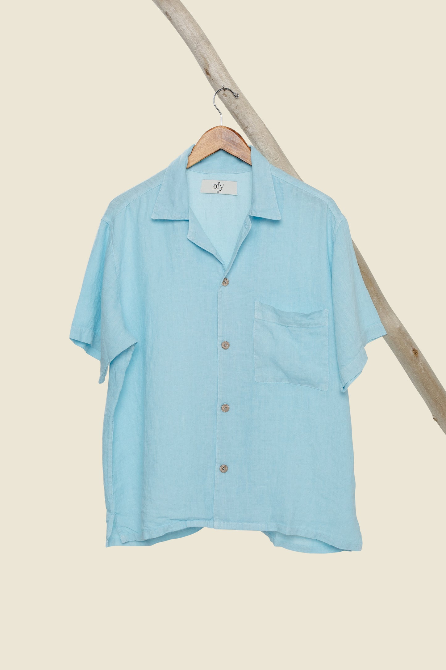 Horizon Organic Linen S/S - Biscayne Breeze