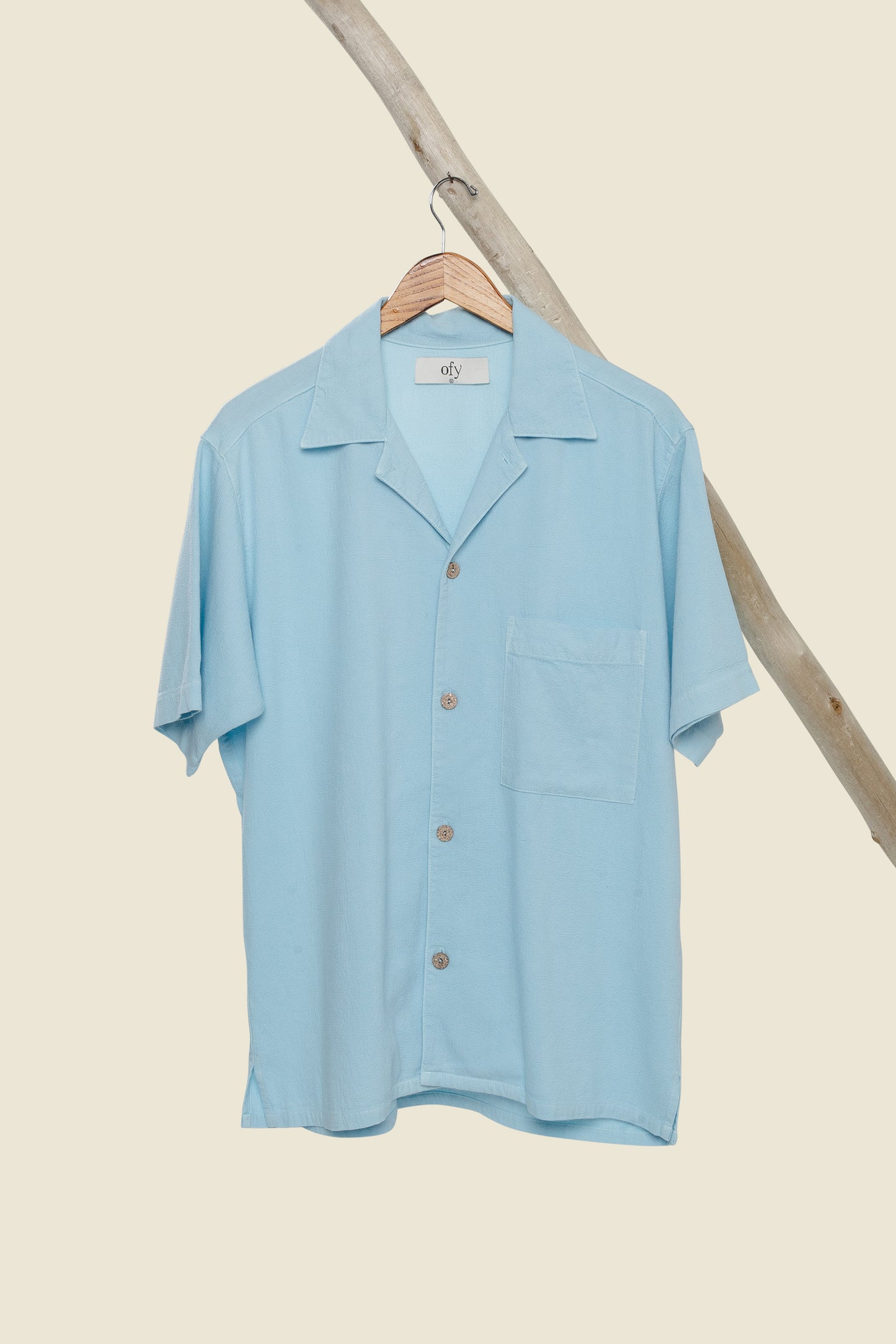 Horizon Crinkle S/S Shirt - Biscayne Breeze