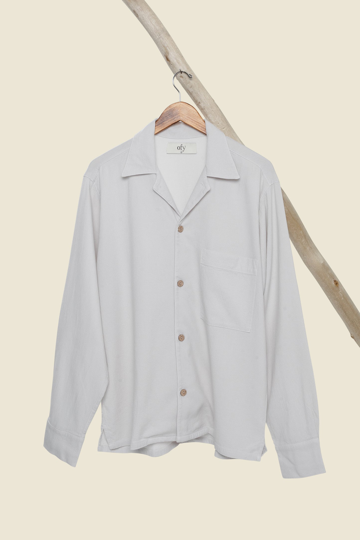 Horizon Crinkle L/S Shirt - Moonscape