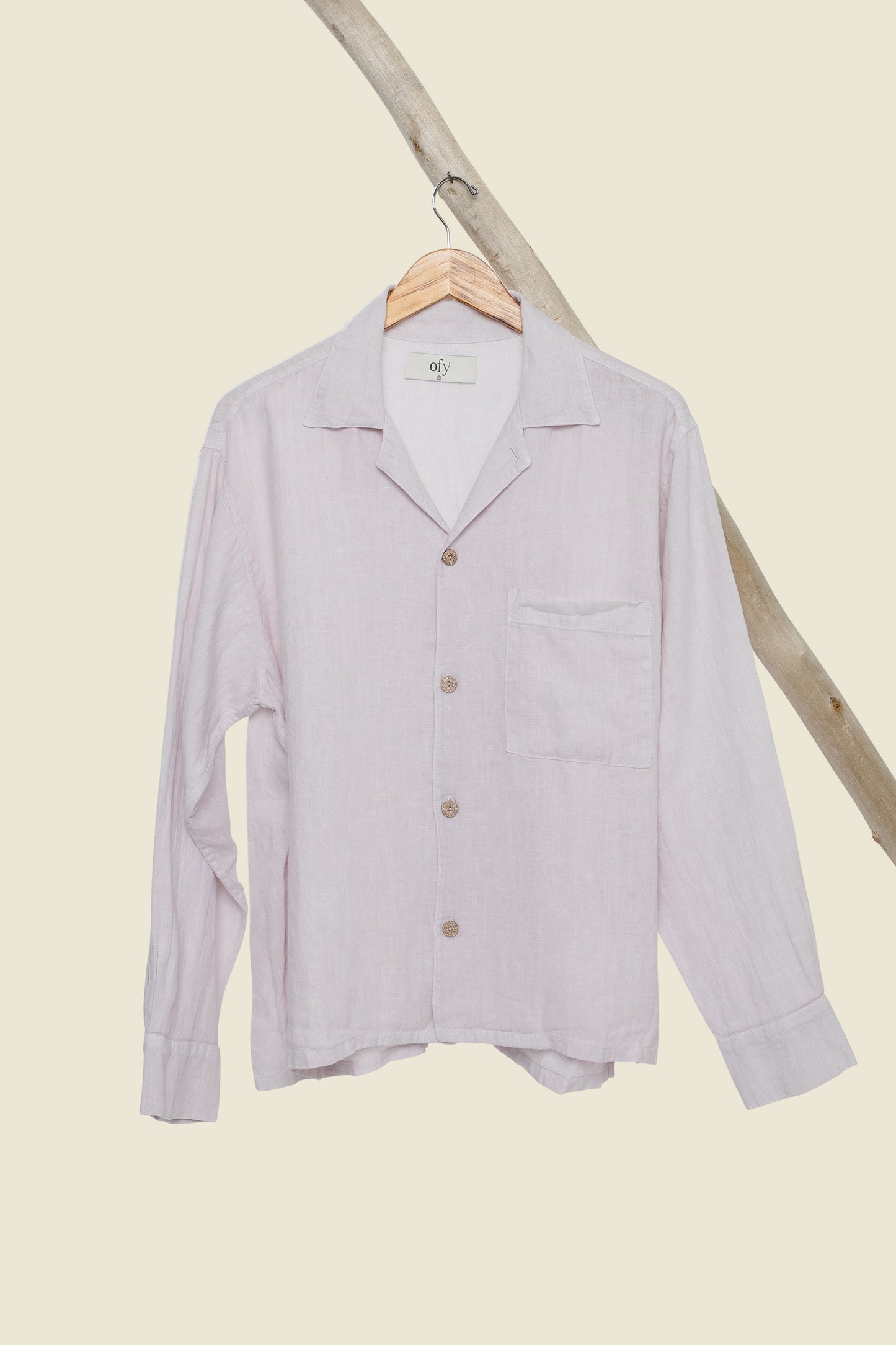 Horizon Organic Linen L/S - Moonscape