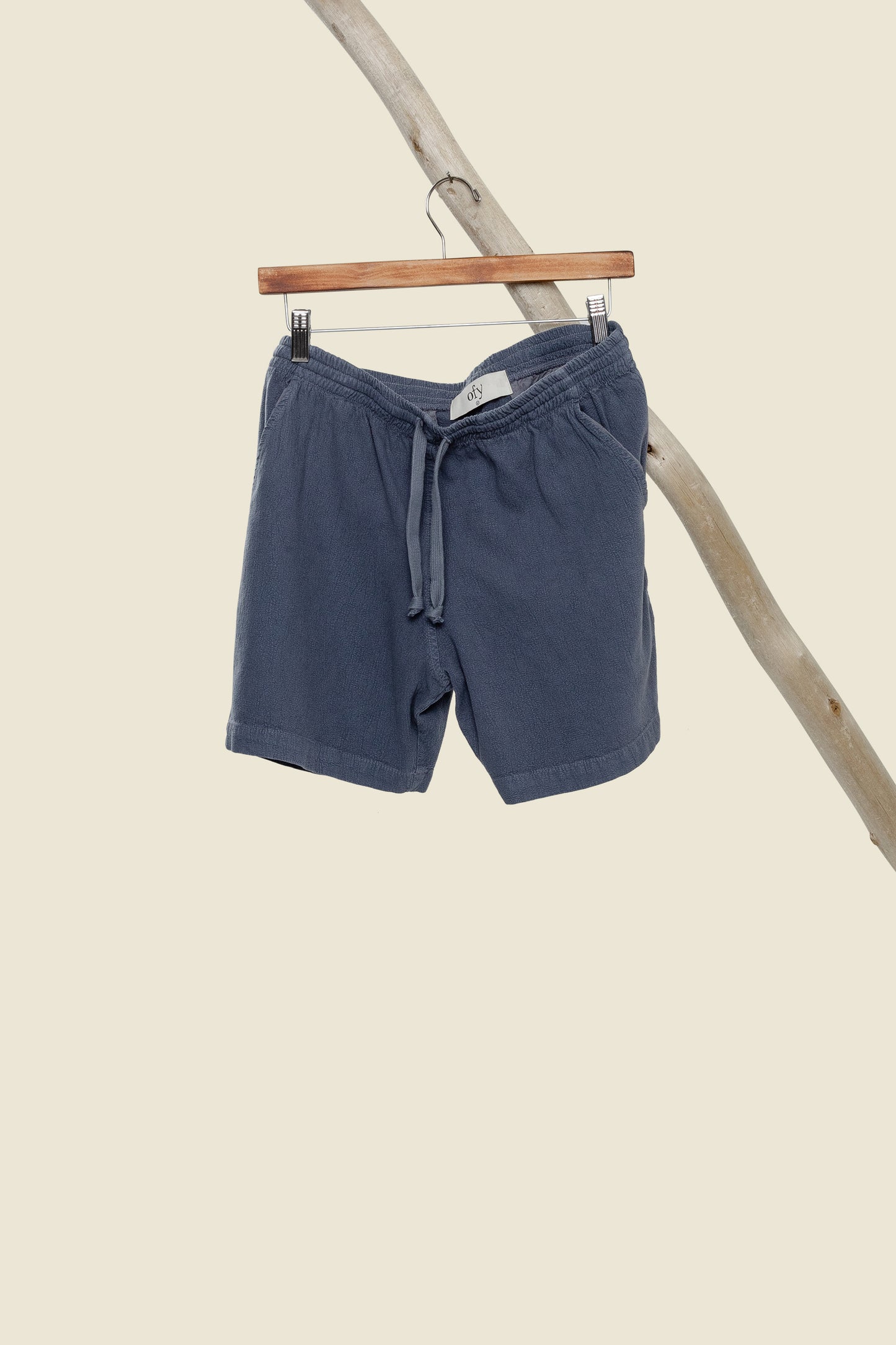 Horizon Crinkle 6" Short - Dusty Blue