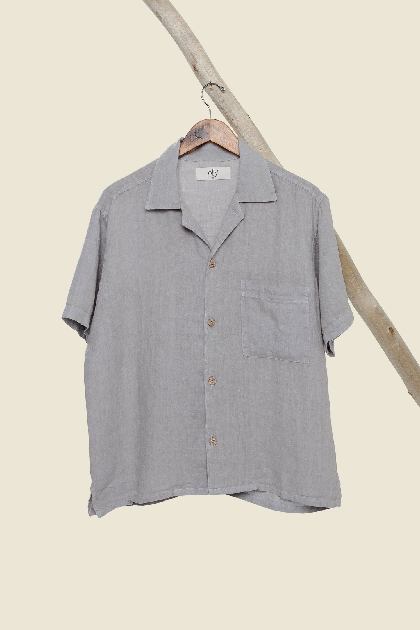 Horizon Organic Linen S/S - Thunder Cloud