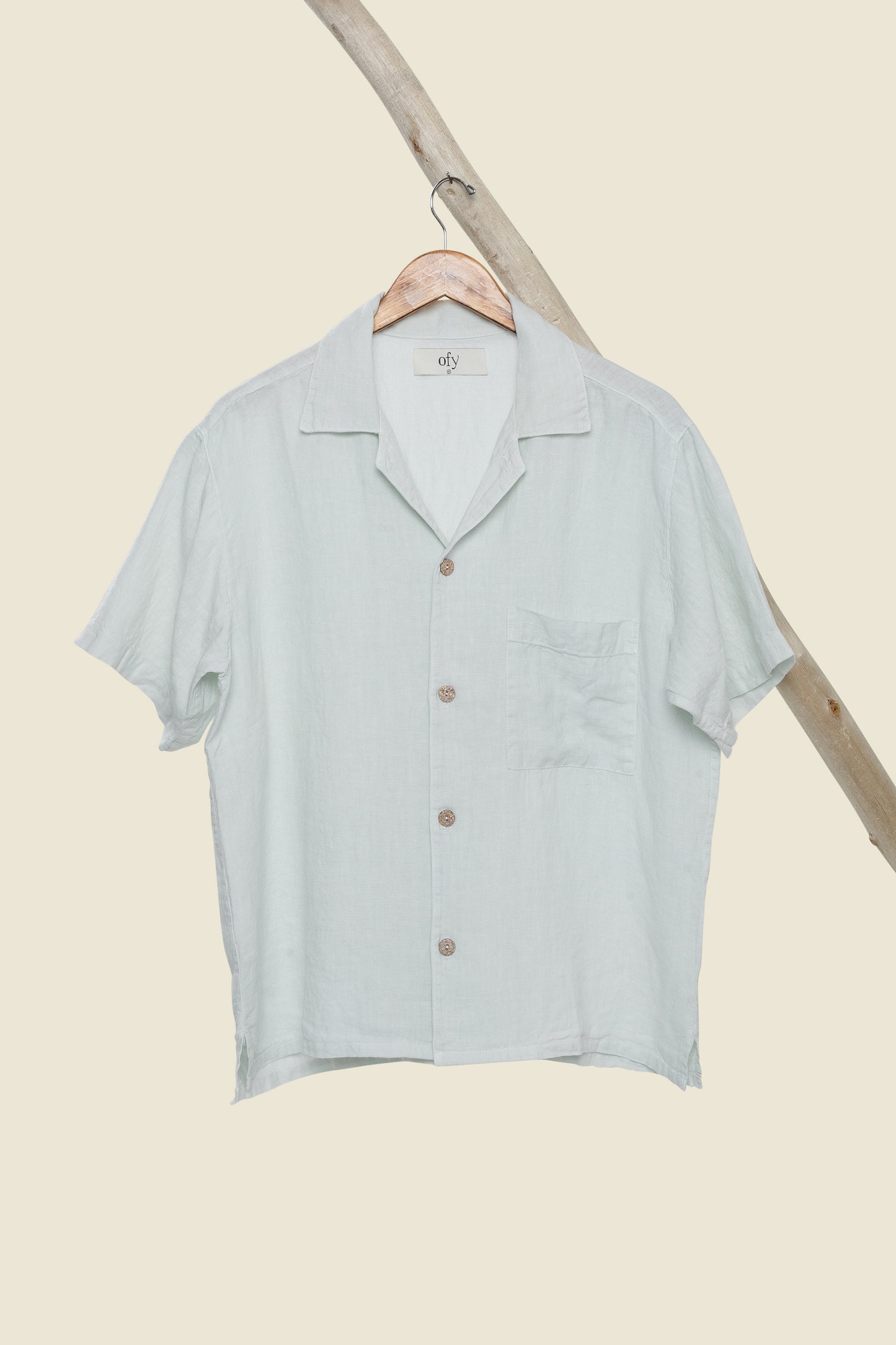 Horizon Organic Linen S/S - Frosted Mint