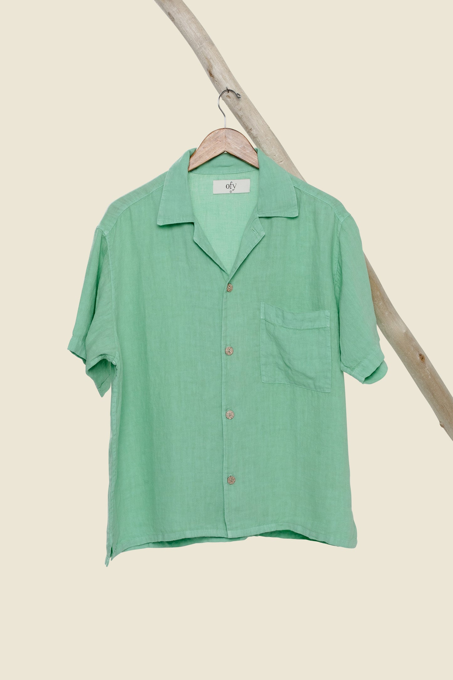 Horizon Organic Linen S/S - Miami Green