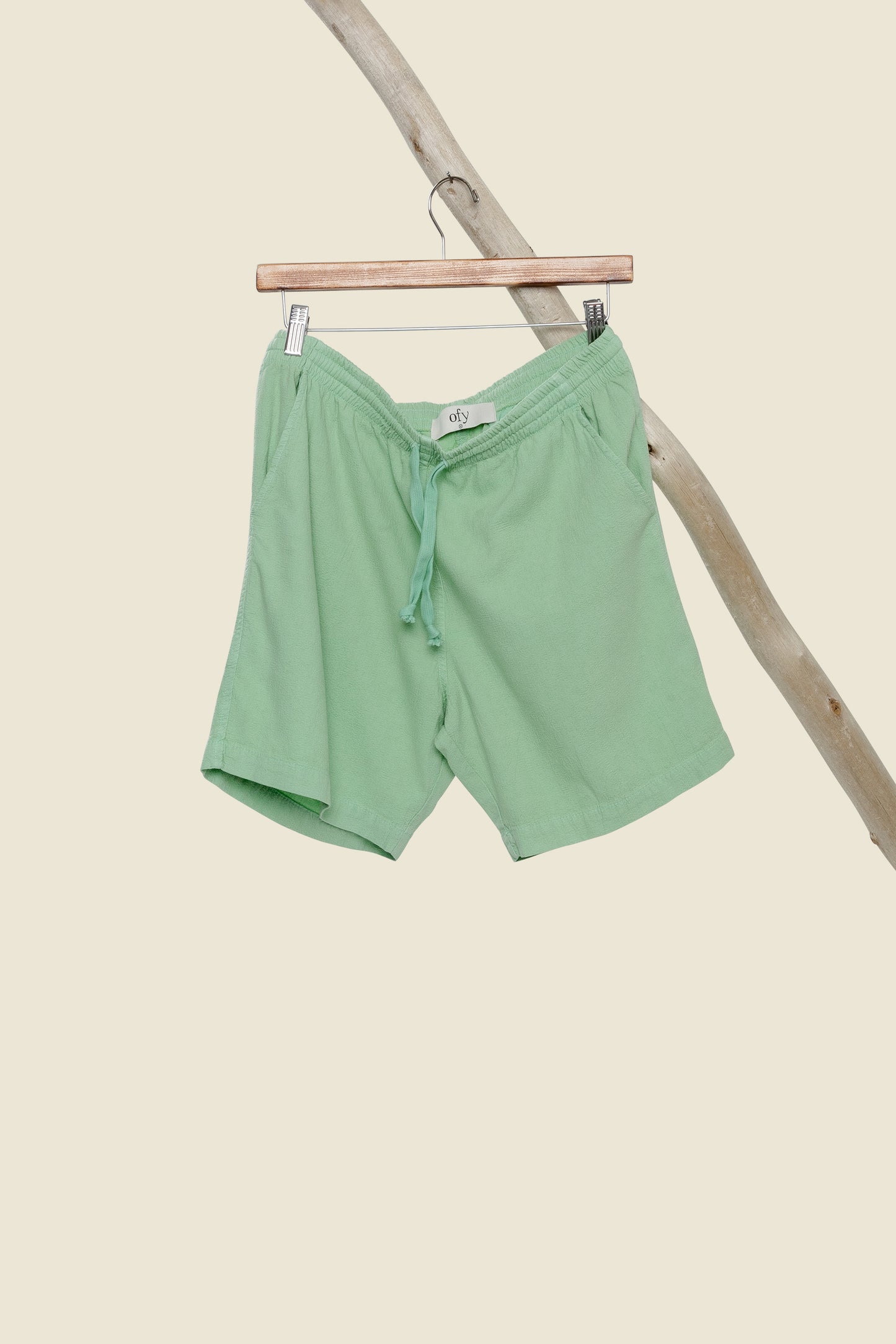 Horizon Crinkle 6" Short - Miami Green