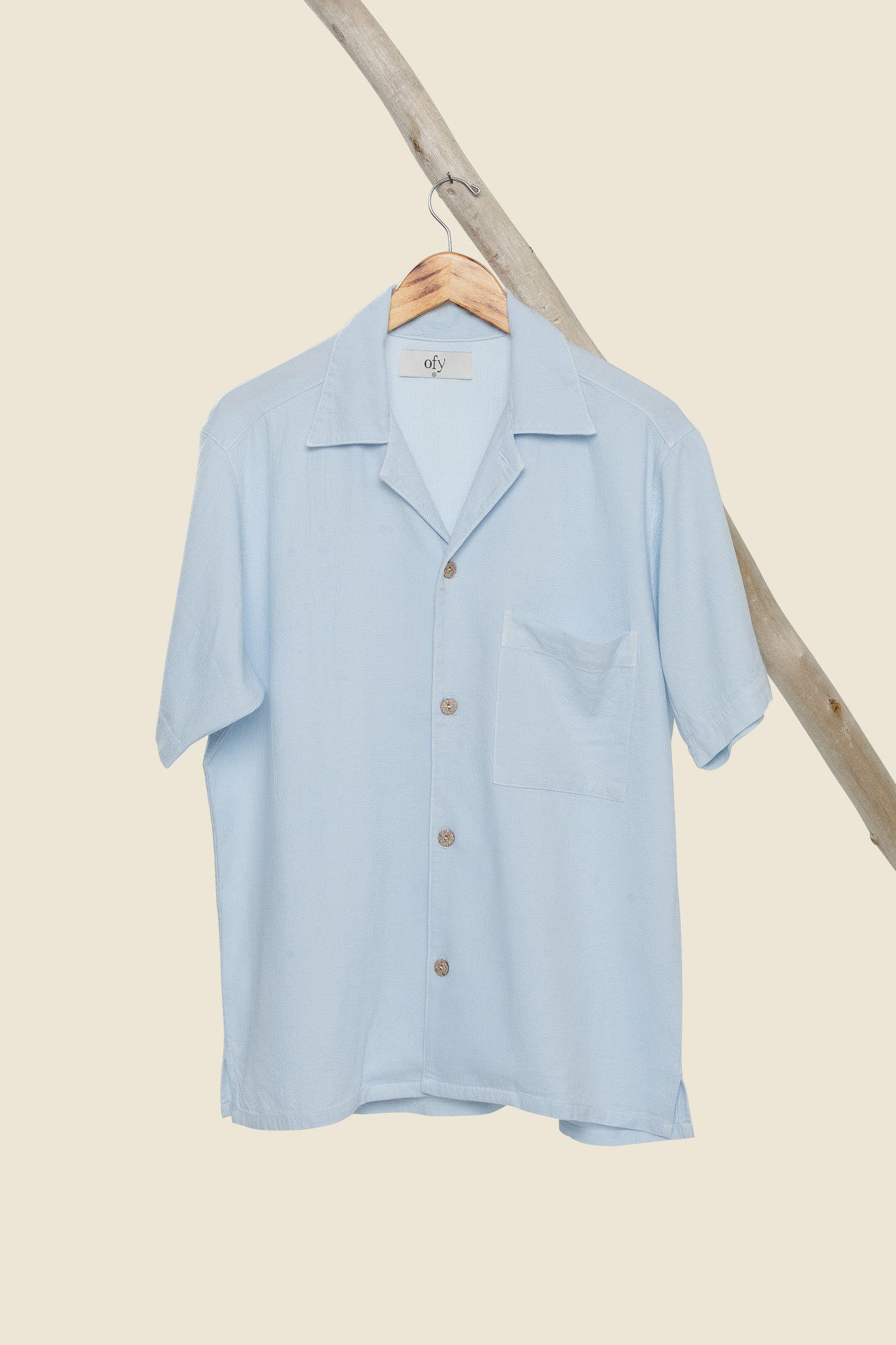 Horizon Crinkle S/S Shirt - Salty Air