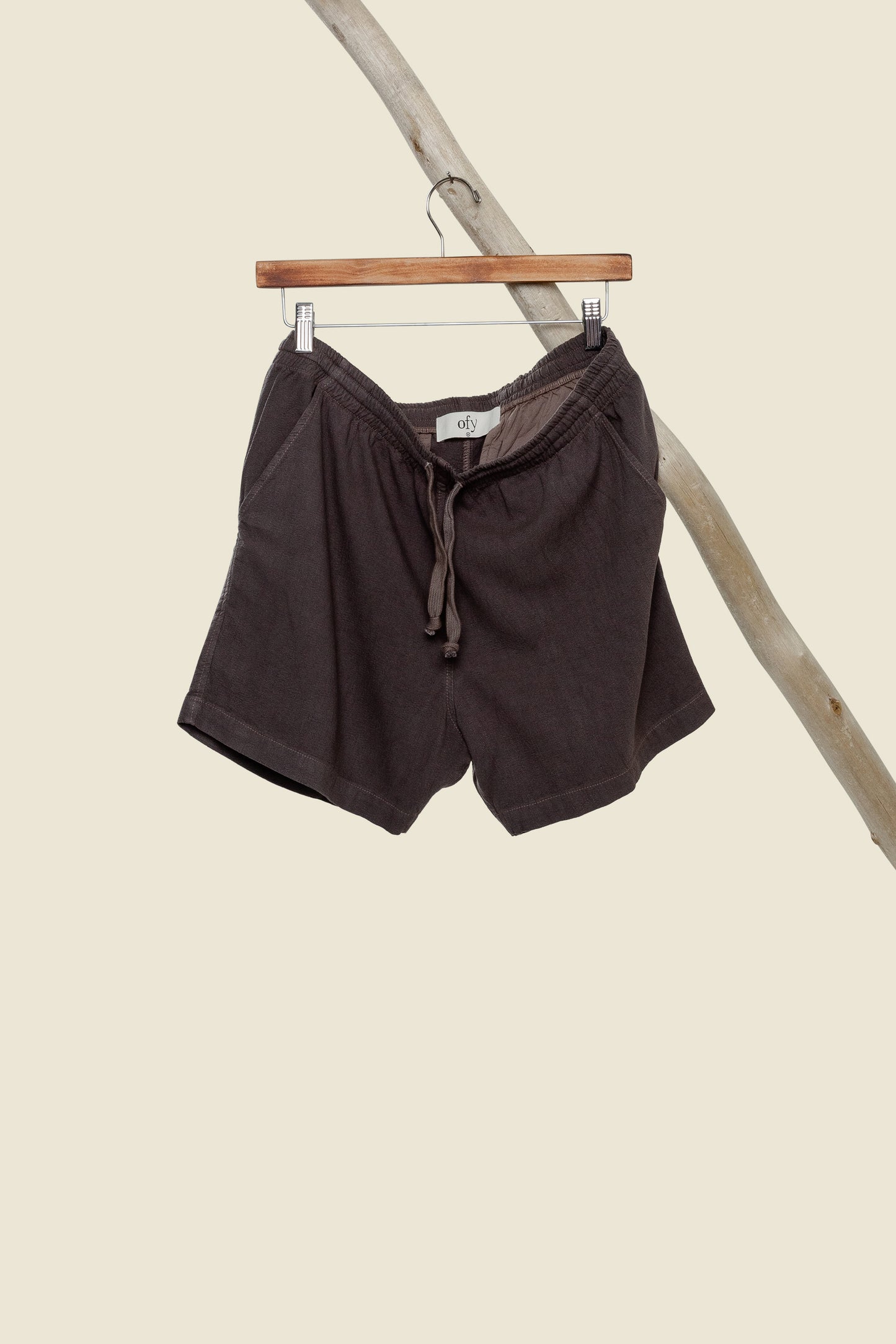 Horizon Crinkle 4.5" Short - Burnt Coconut