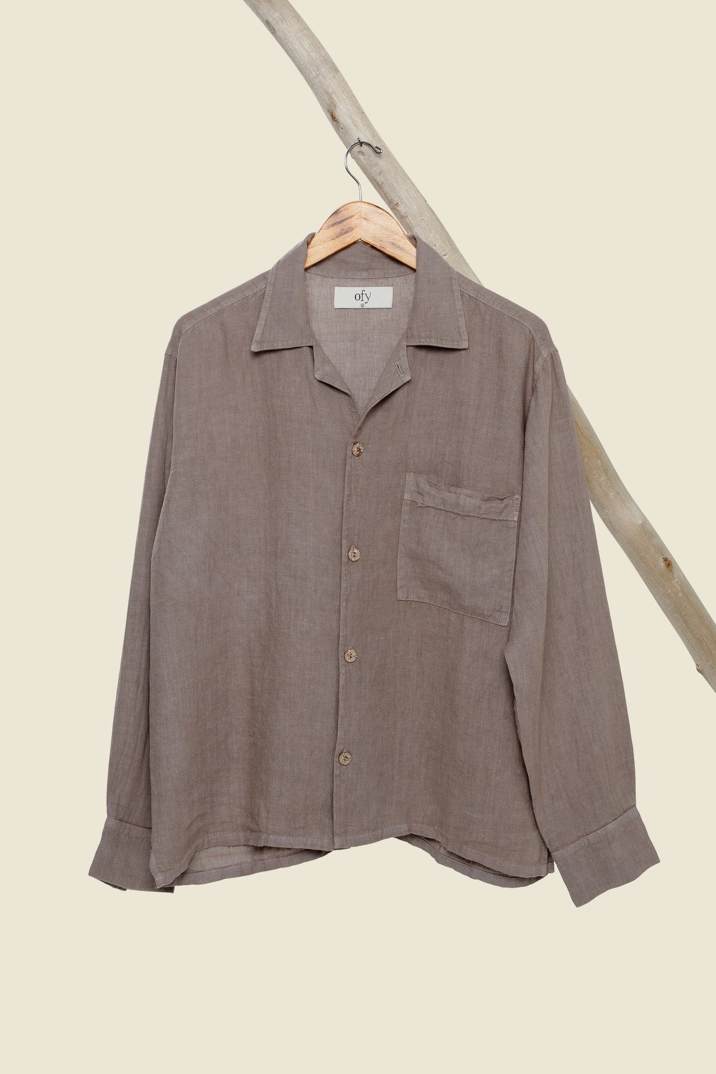 Horizon Organic Linen L/S - Smokey Sage