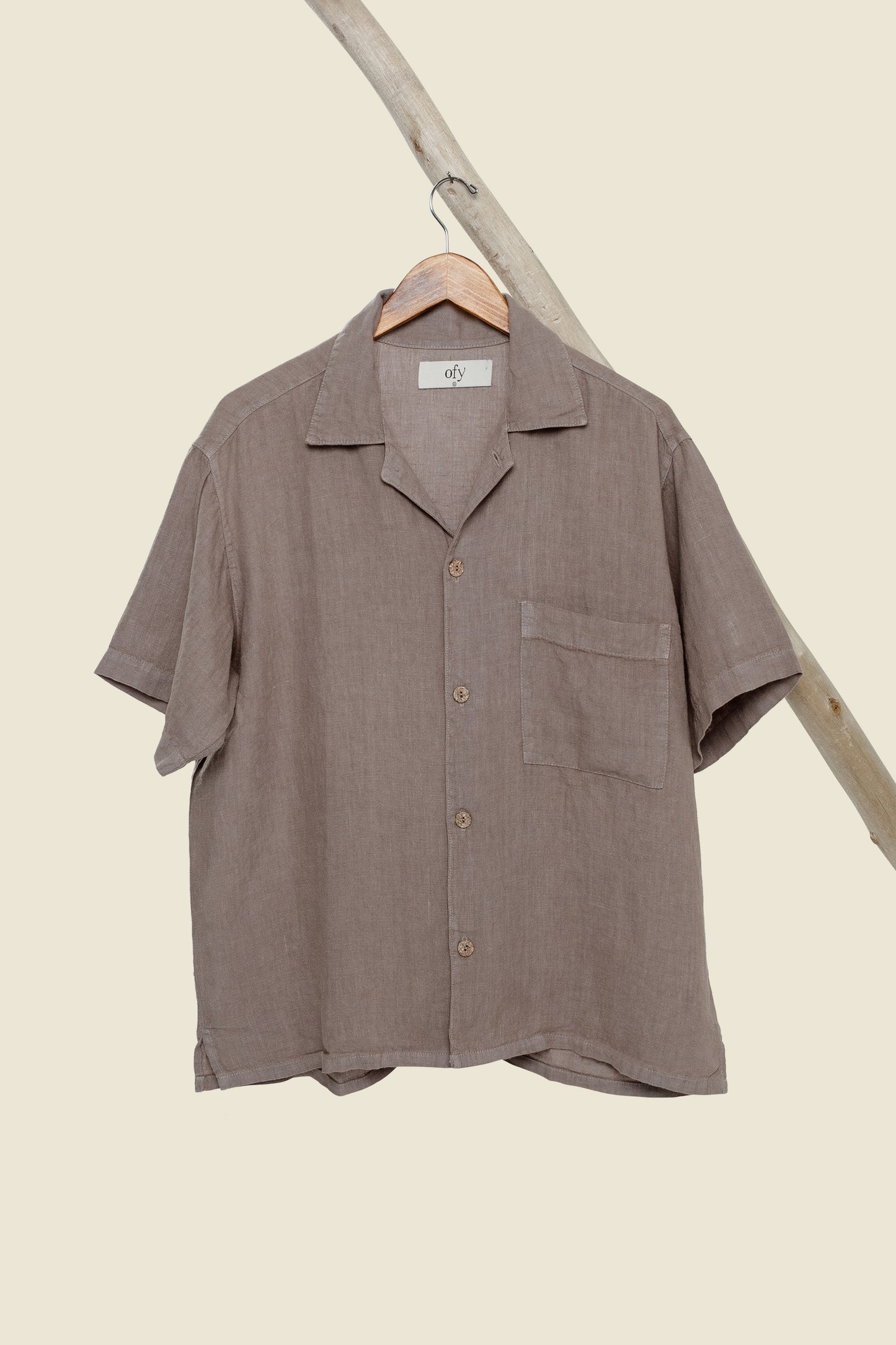 Horizon Organic Linen S/S - Sand Dune