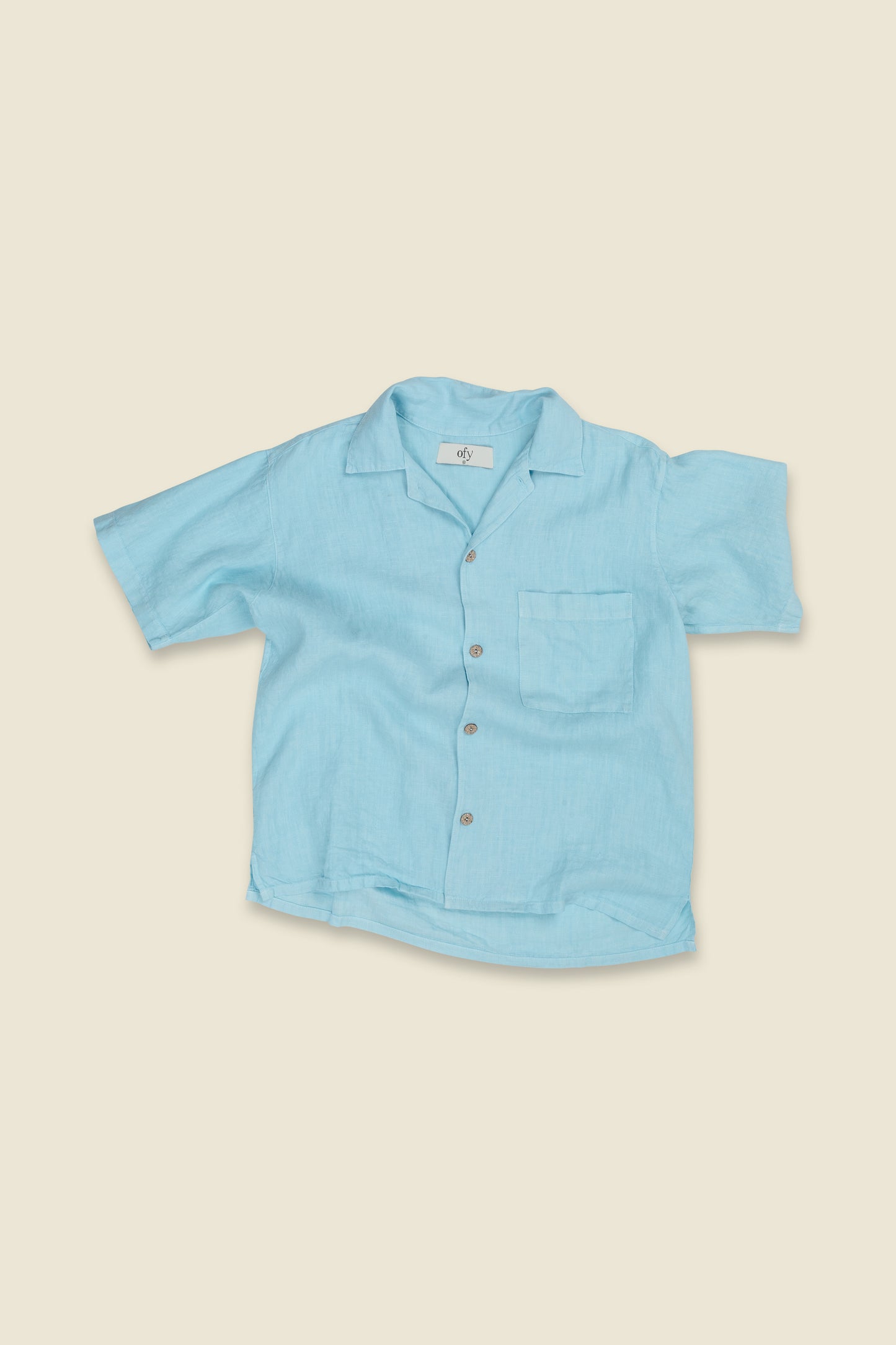Horizon Organic Linen S/S - Biscayne Breeze