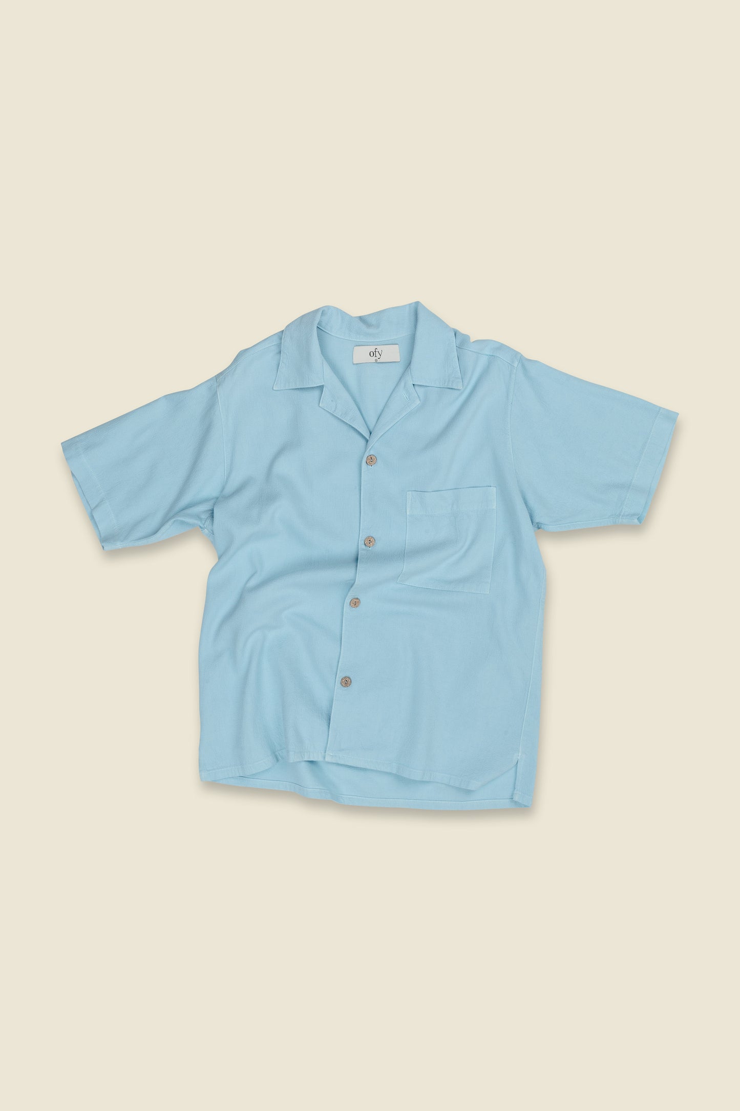 Horizon Crinkle S/S Shirt - Biscayne Breeze