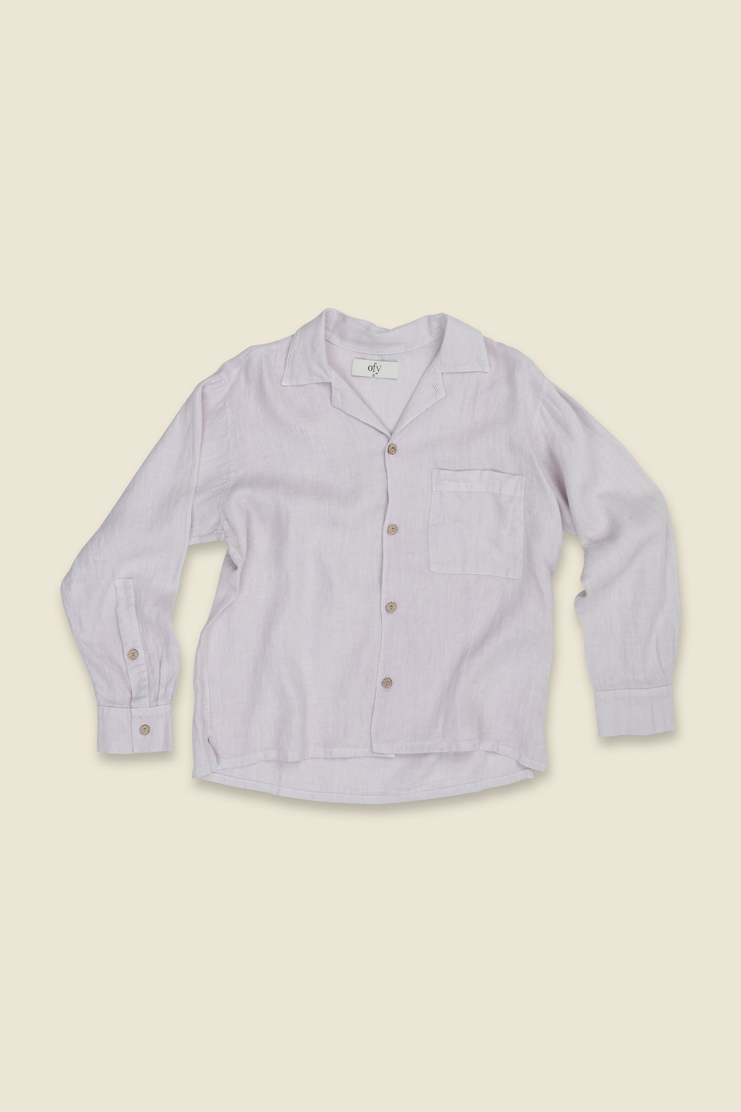 Horizon Organic Linen L/S - Moonscape