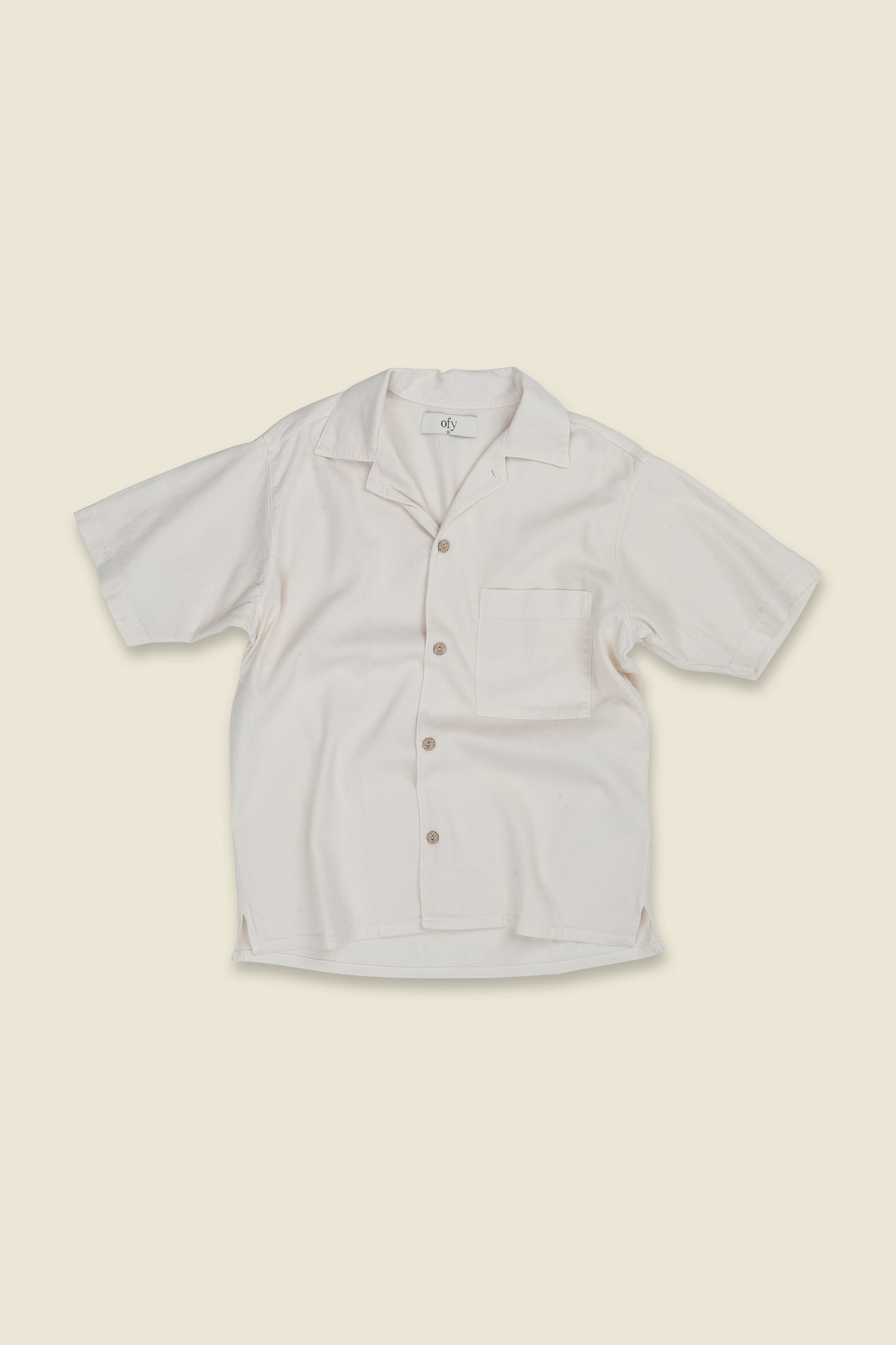 Horizon Crinkle S/S Shirt - Sea Pearl