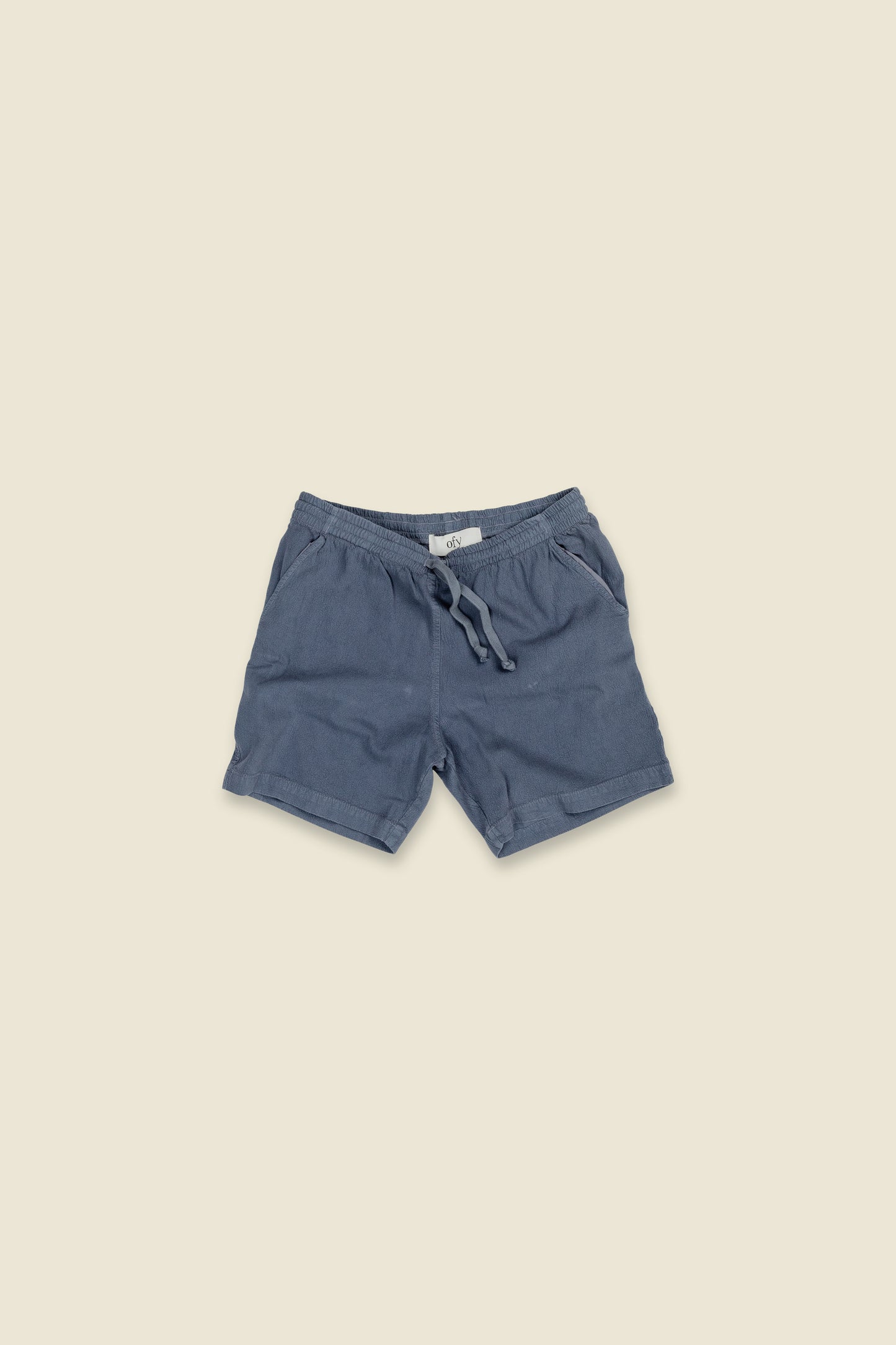 Horizon Crinkle 6" Short - Dusty Blue
