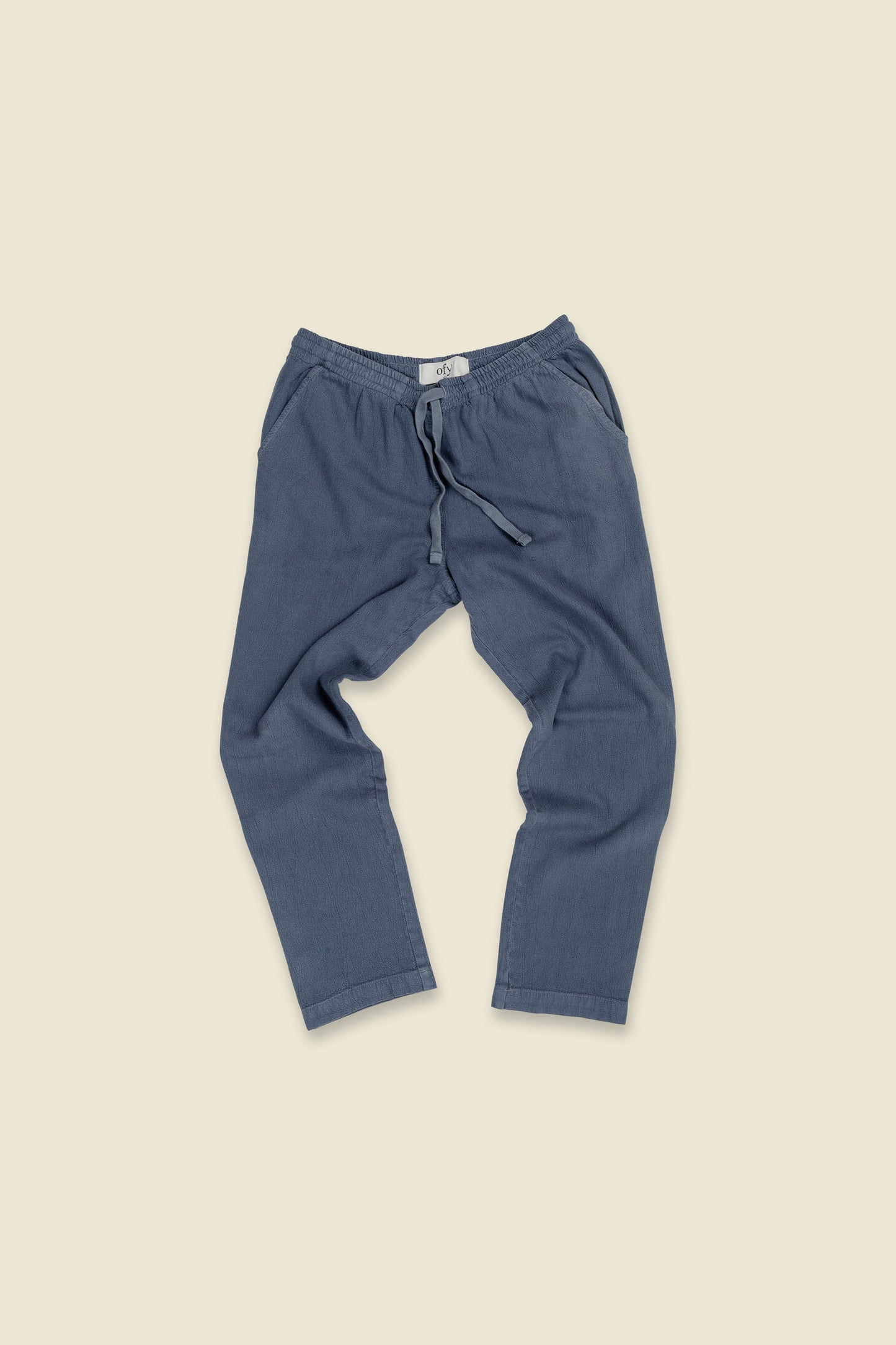 Horizon Crinkle Pant - Dusty Blue