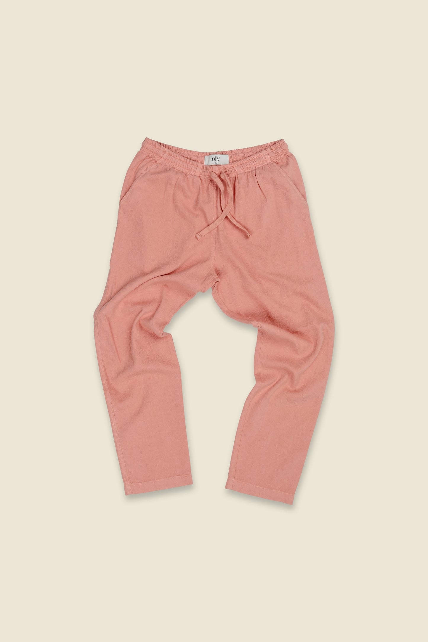 Horizon Crinkle Pant - Dusky Coral