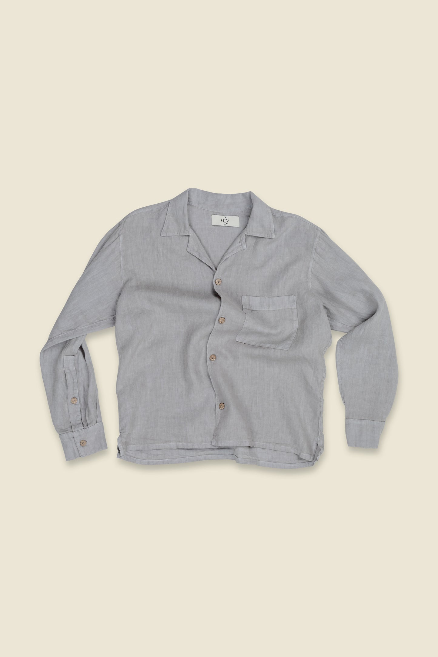 Horizon Organic Linen L/S - Thunder Cloud