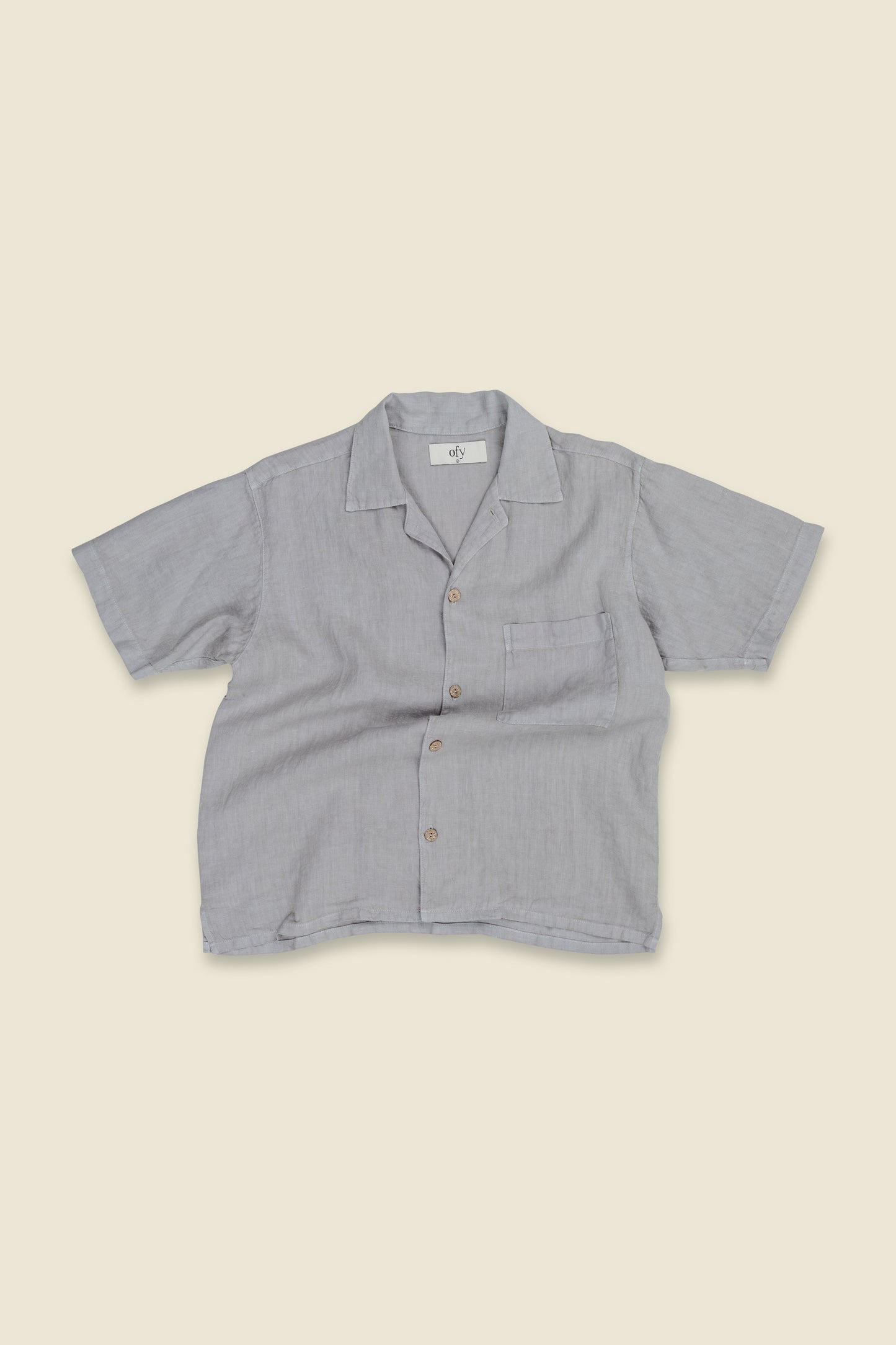 Horizon Organic Linen S/S - Thunder Cloud