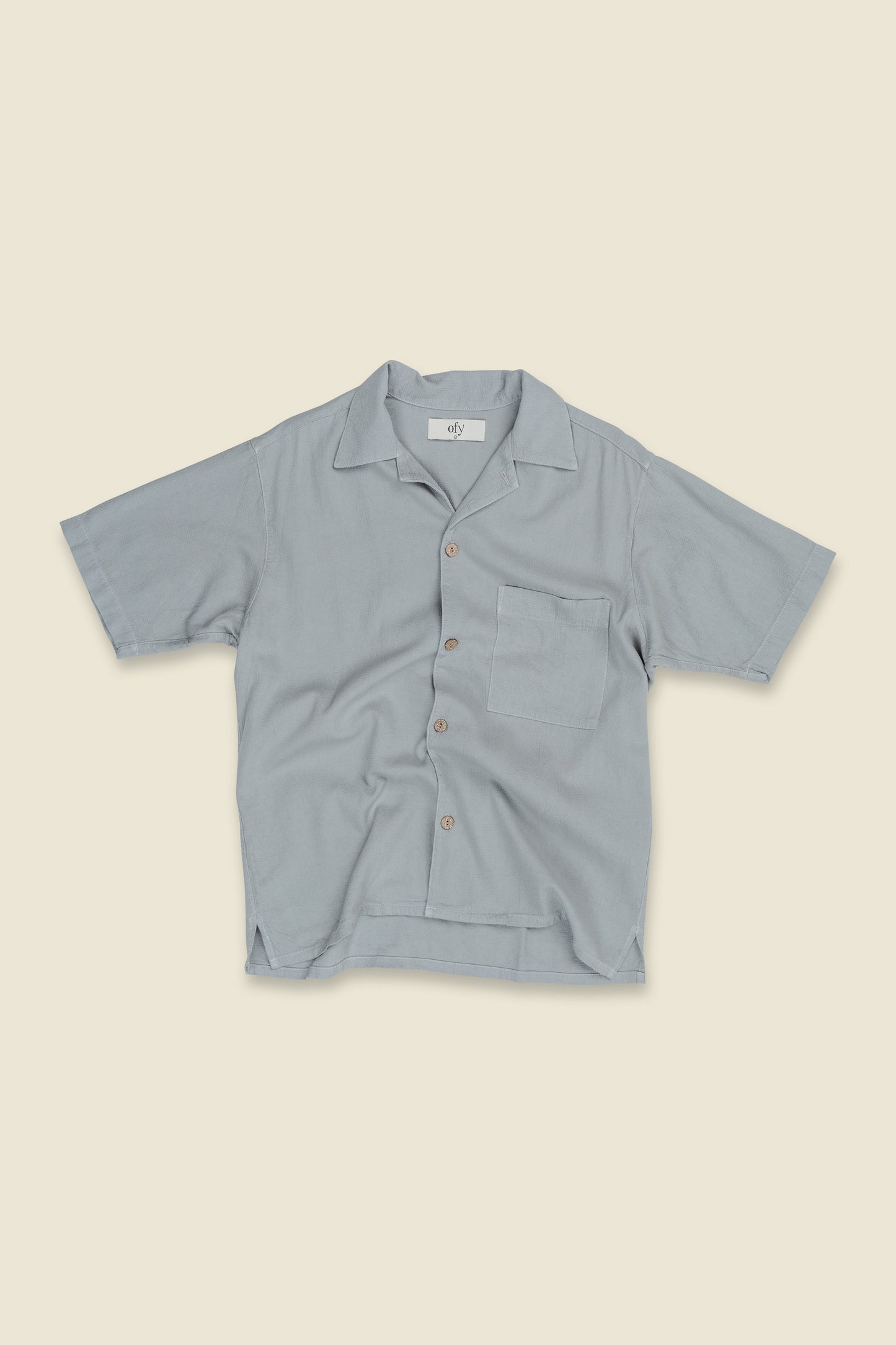 Horizon Crinkle S/S Shirt - Thunder Cloud