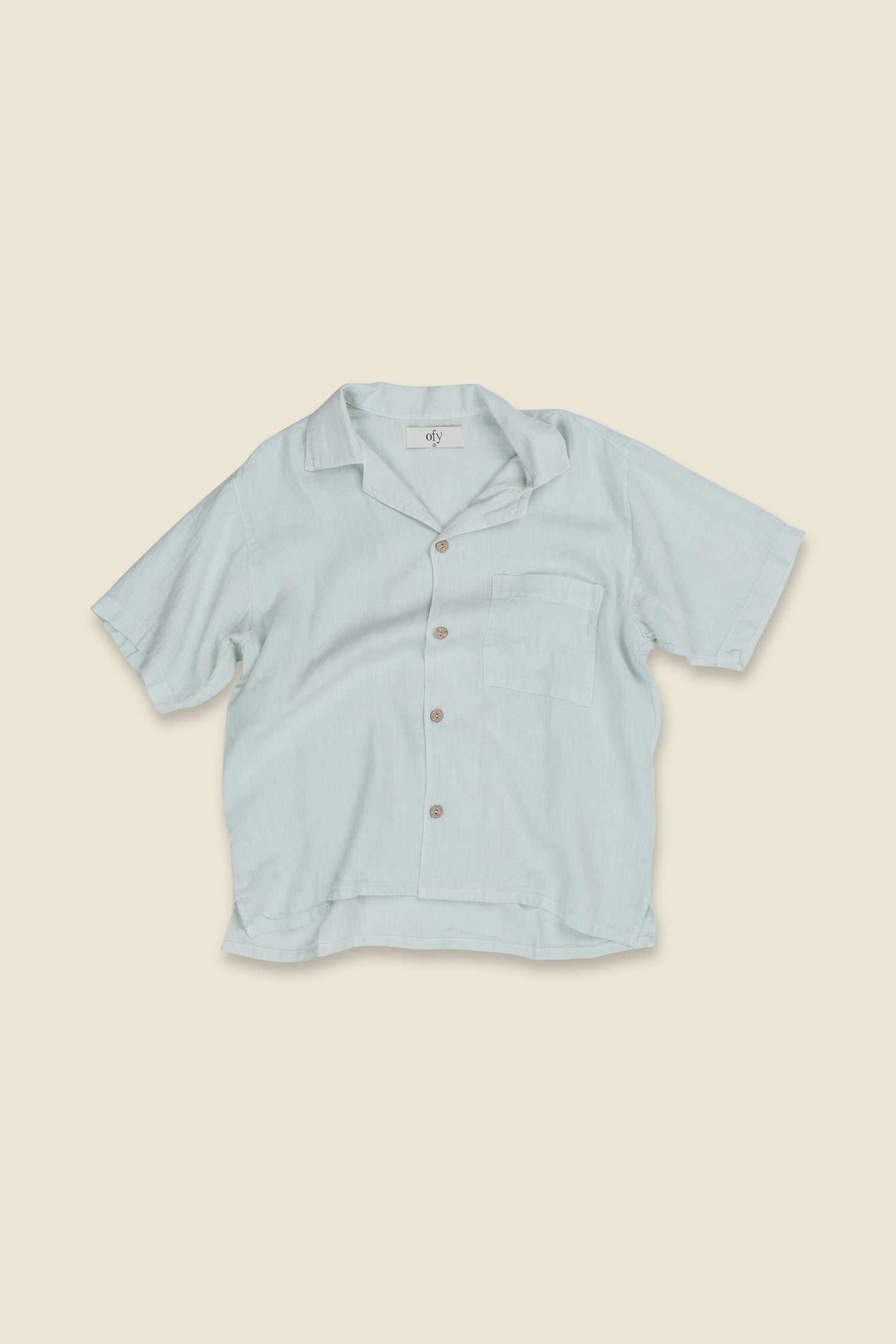 Horizon Organic Linen S/S - Frosted Mint