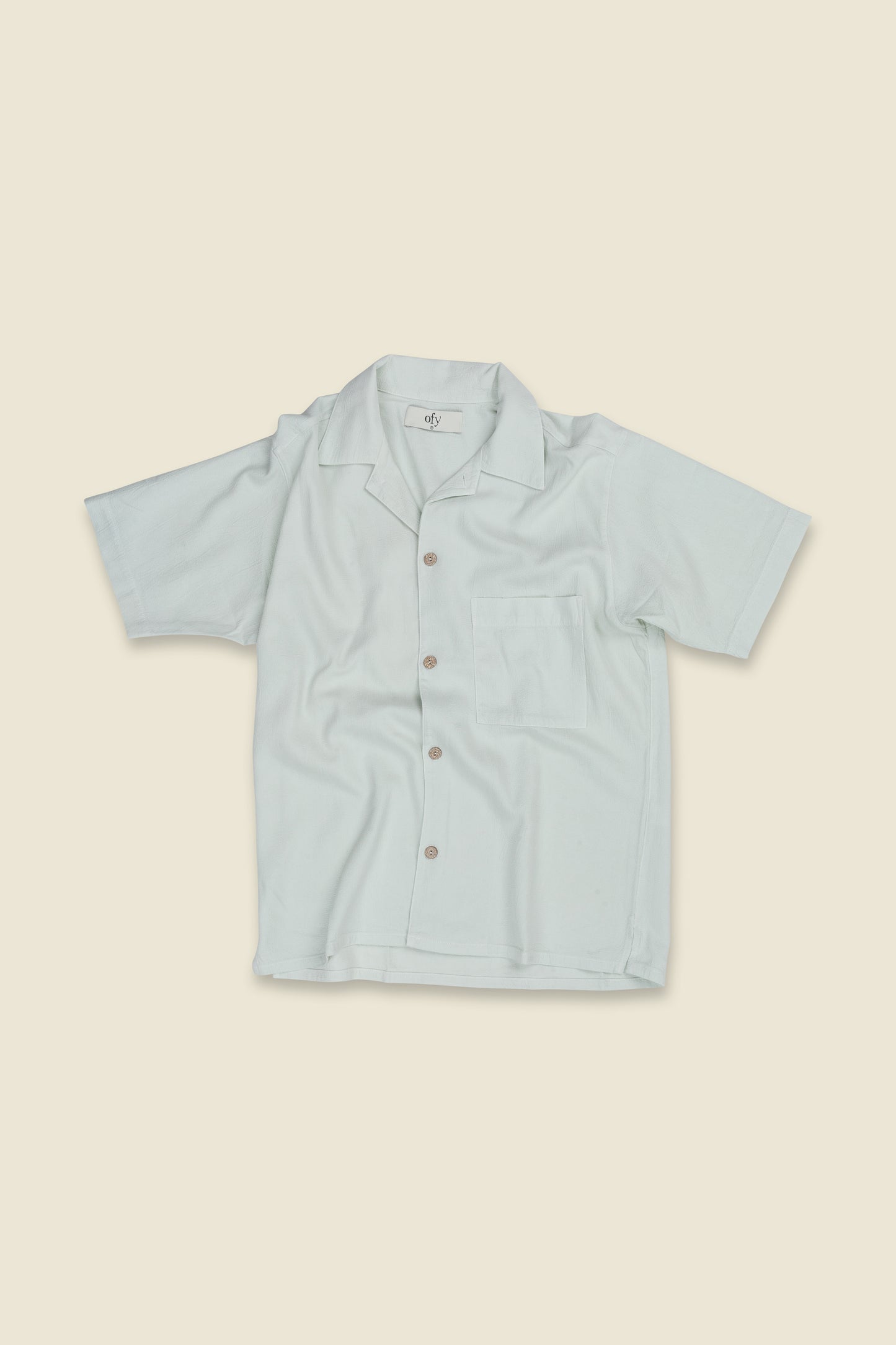 Horizon Crinkle S/S Shirt - Frosted Mint