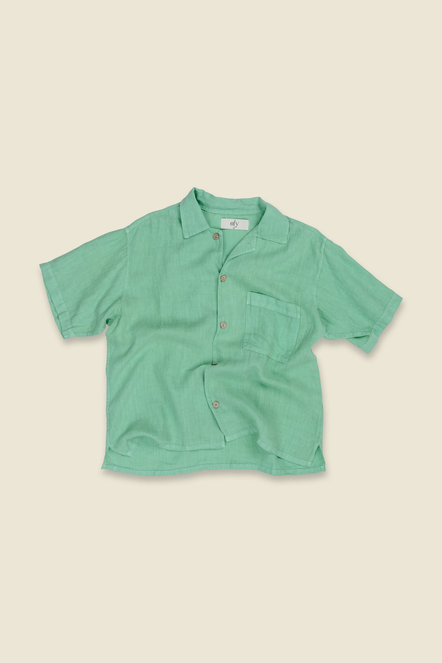 Horizon Organic Linen S/S - Miami Green