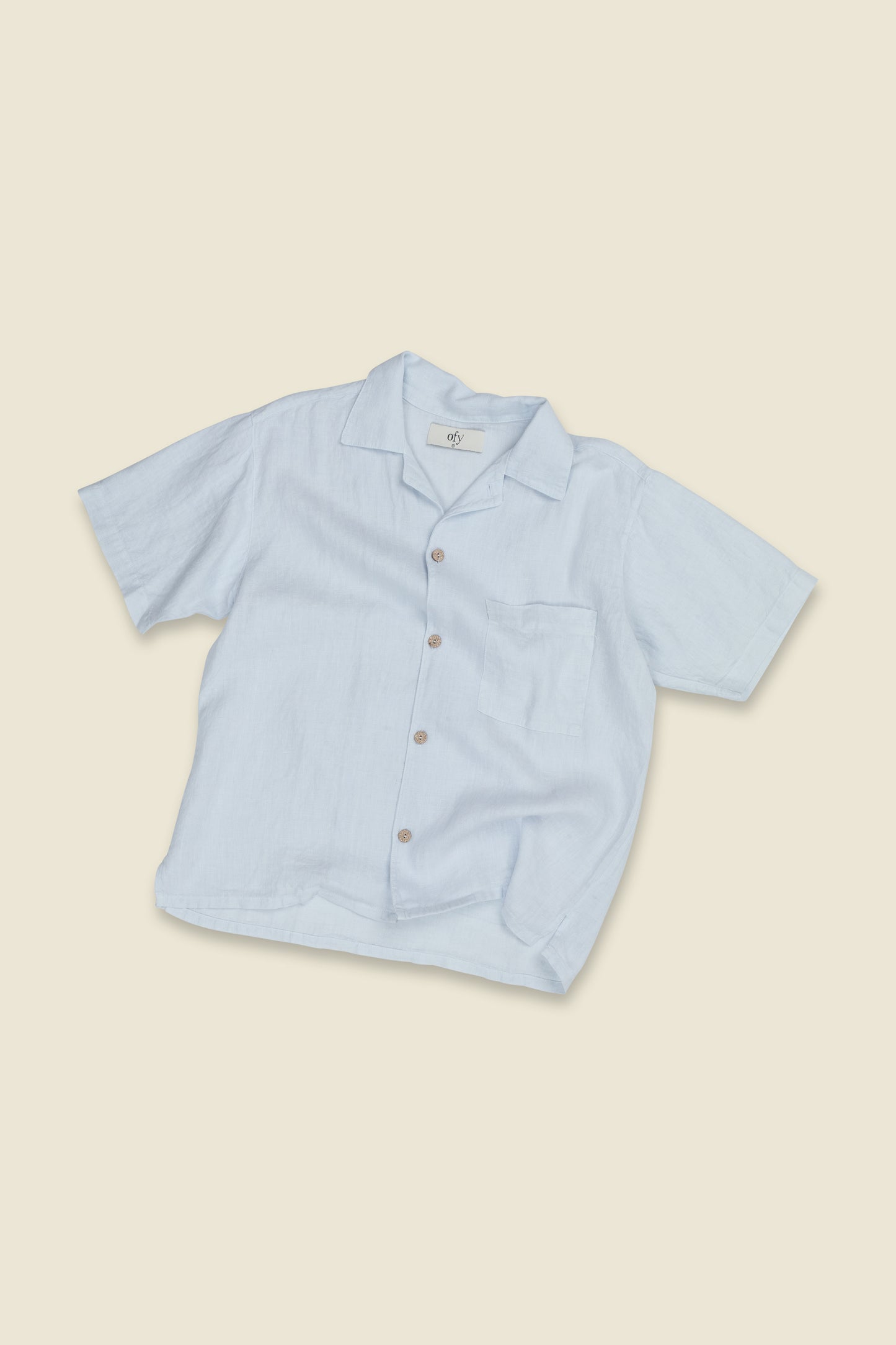Horizon Organic Linen S/S - Salty Air