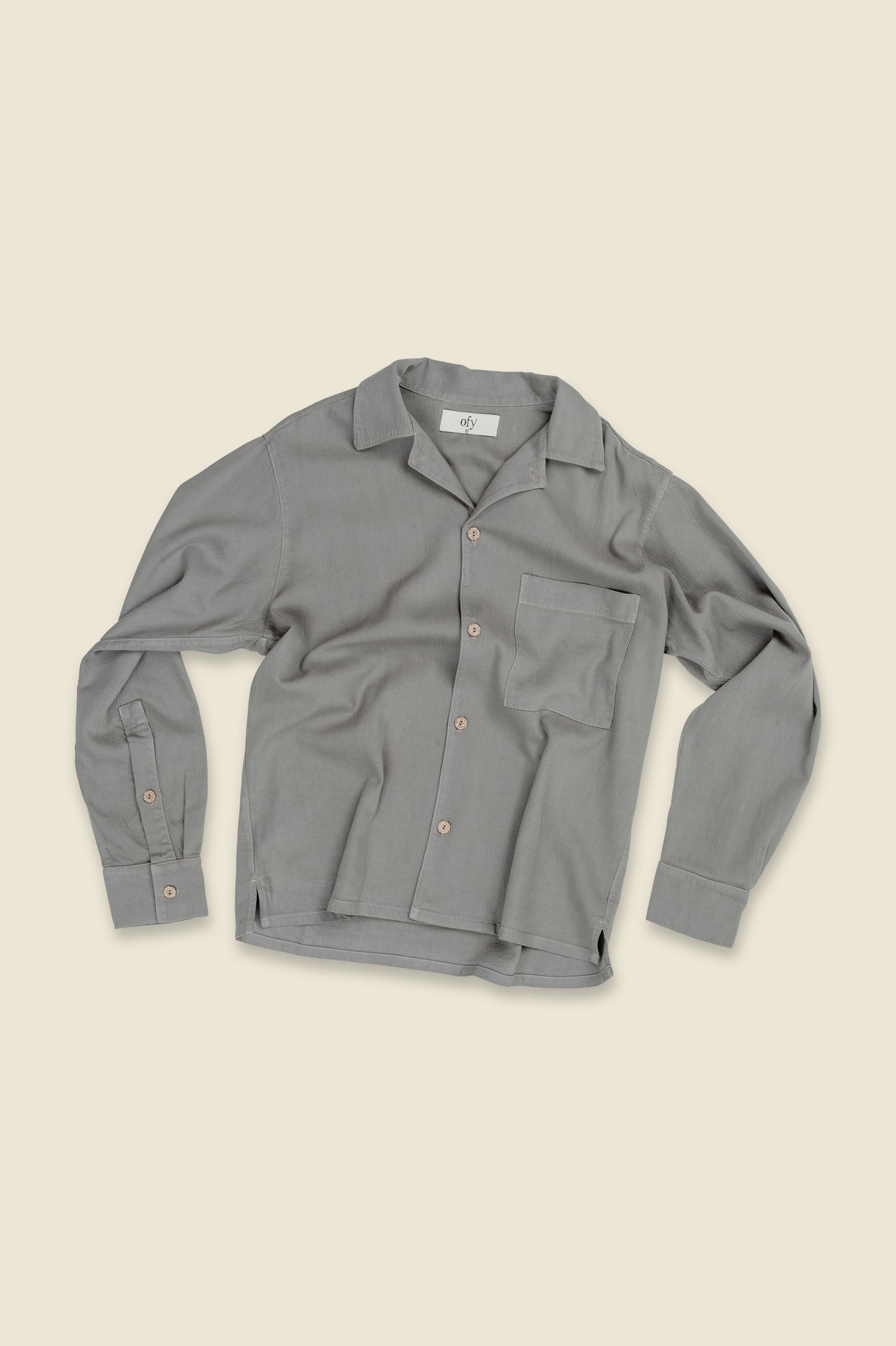 Horizon Crinkle L/S Shirt - Smokey Sage