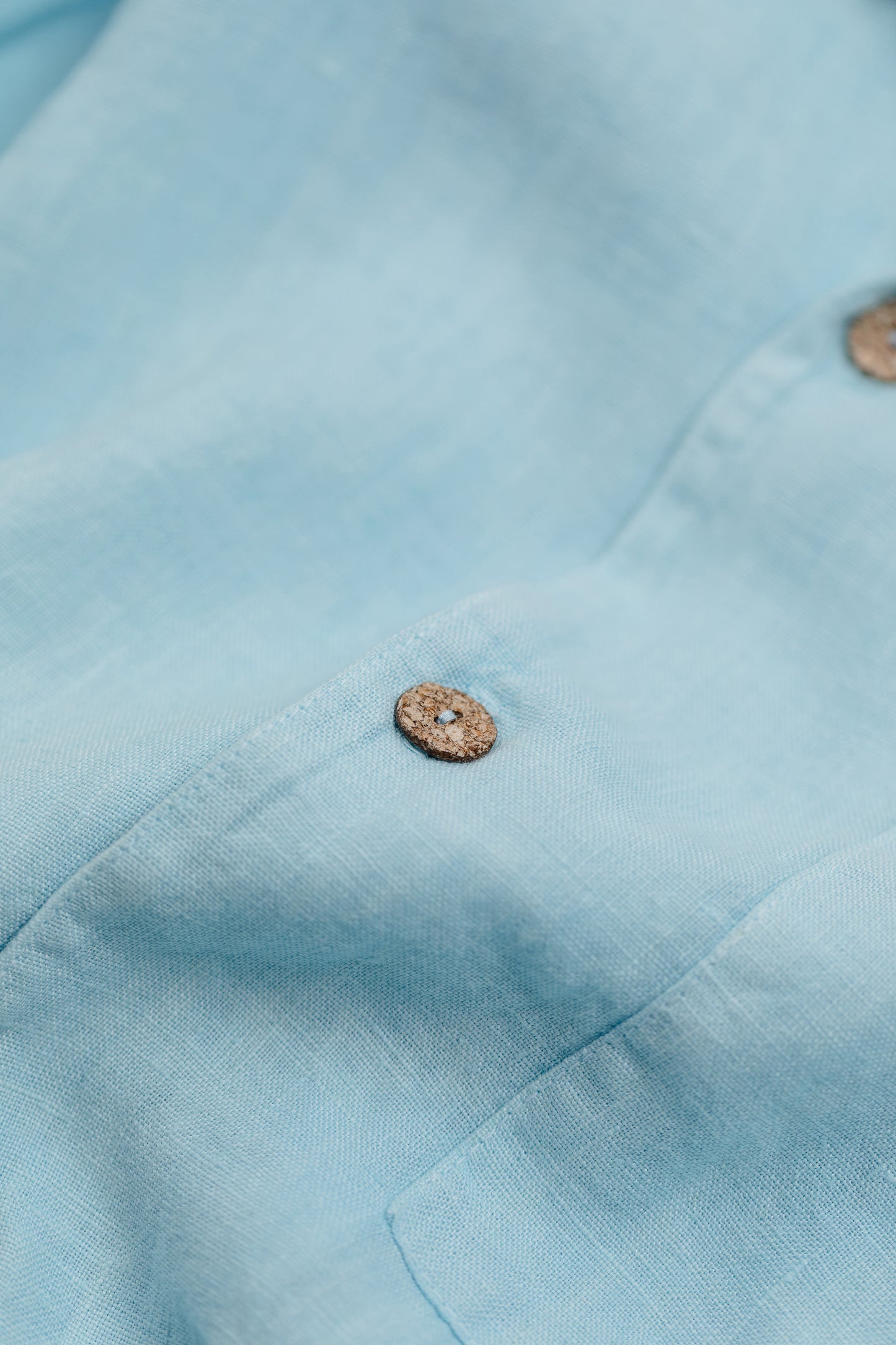 Horizon Organic Linen L/S - Biscayne Breeze