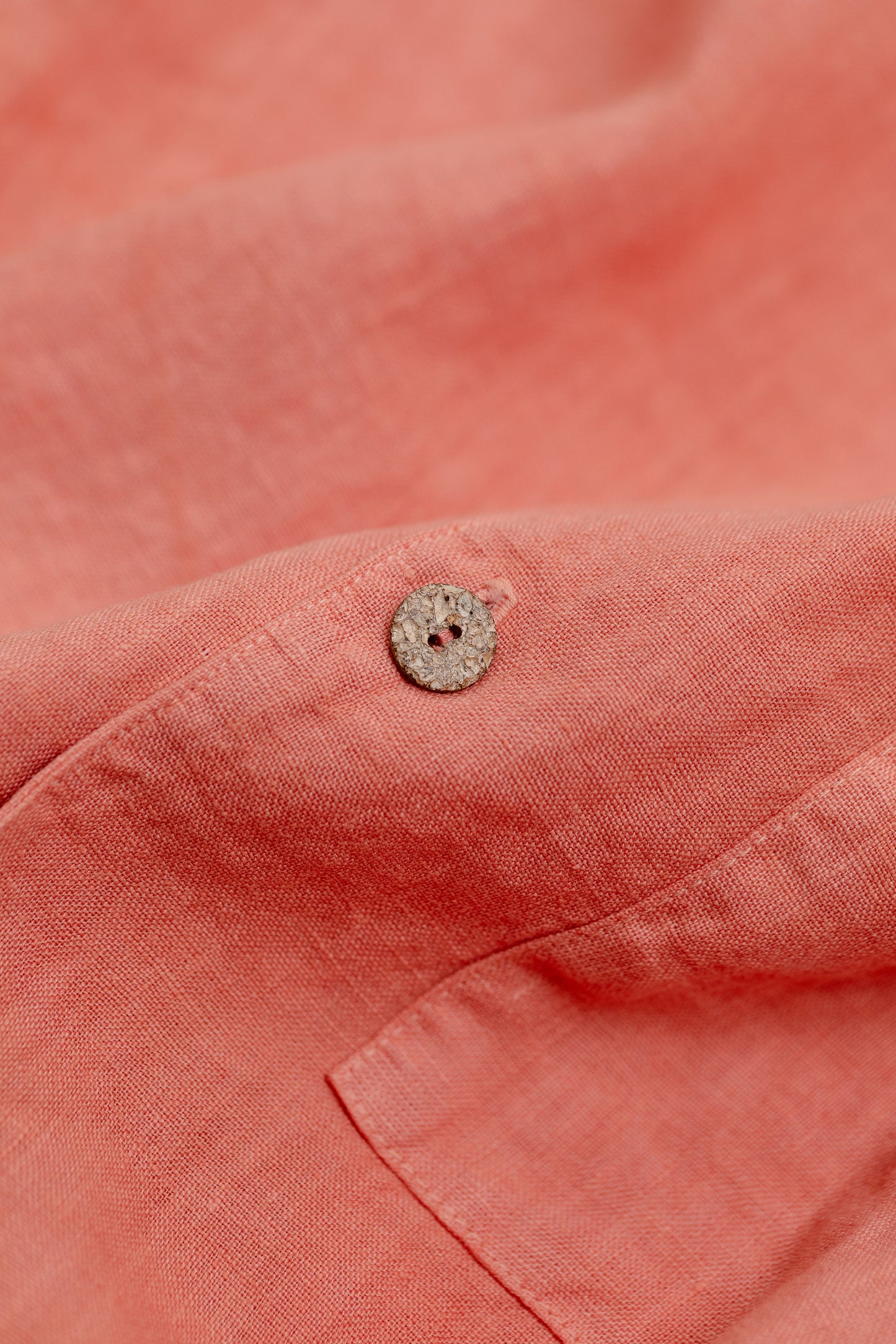 Horizon Organic Linen L/S - Dusky Coral