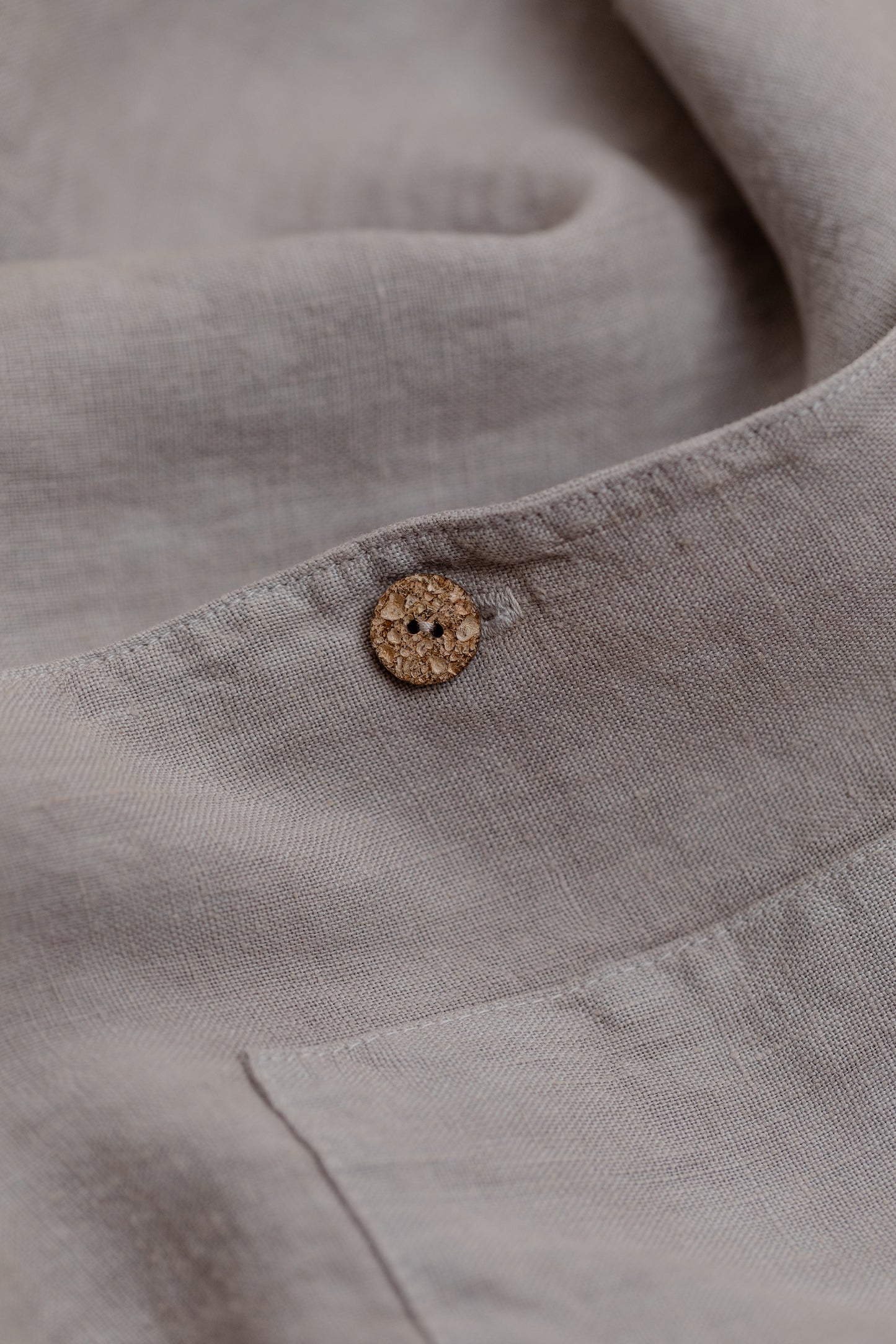 Horizon Organic Linen L/S - Thunder Cloud