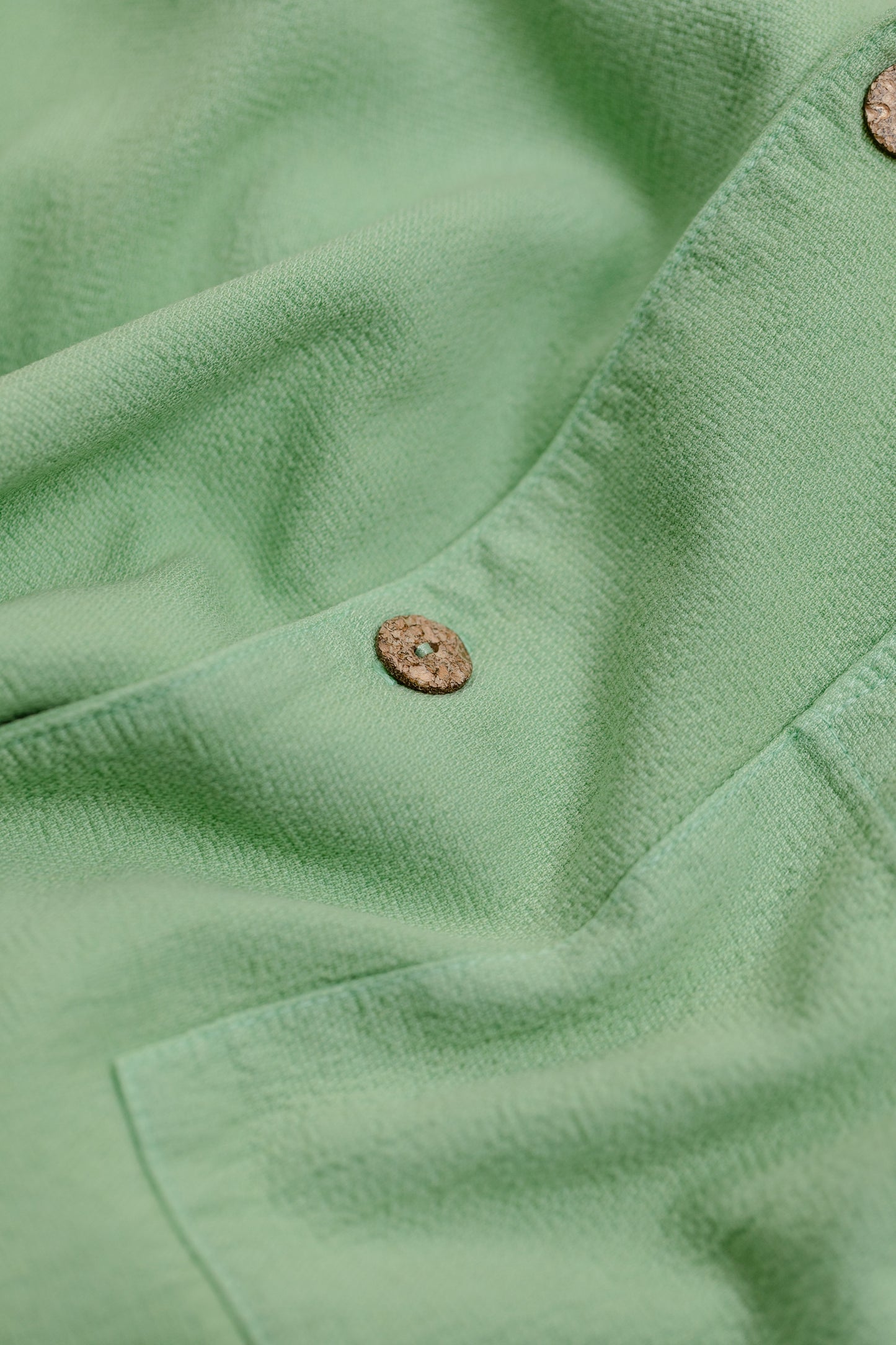 Horizon Crinkle L/S Shirt - Miami Green