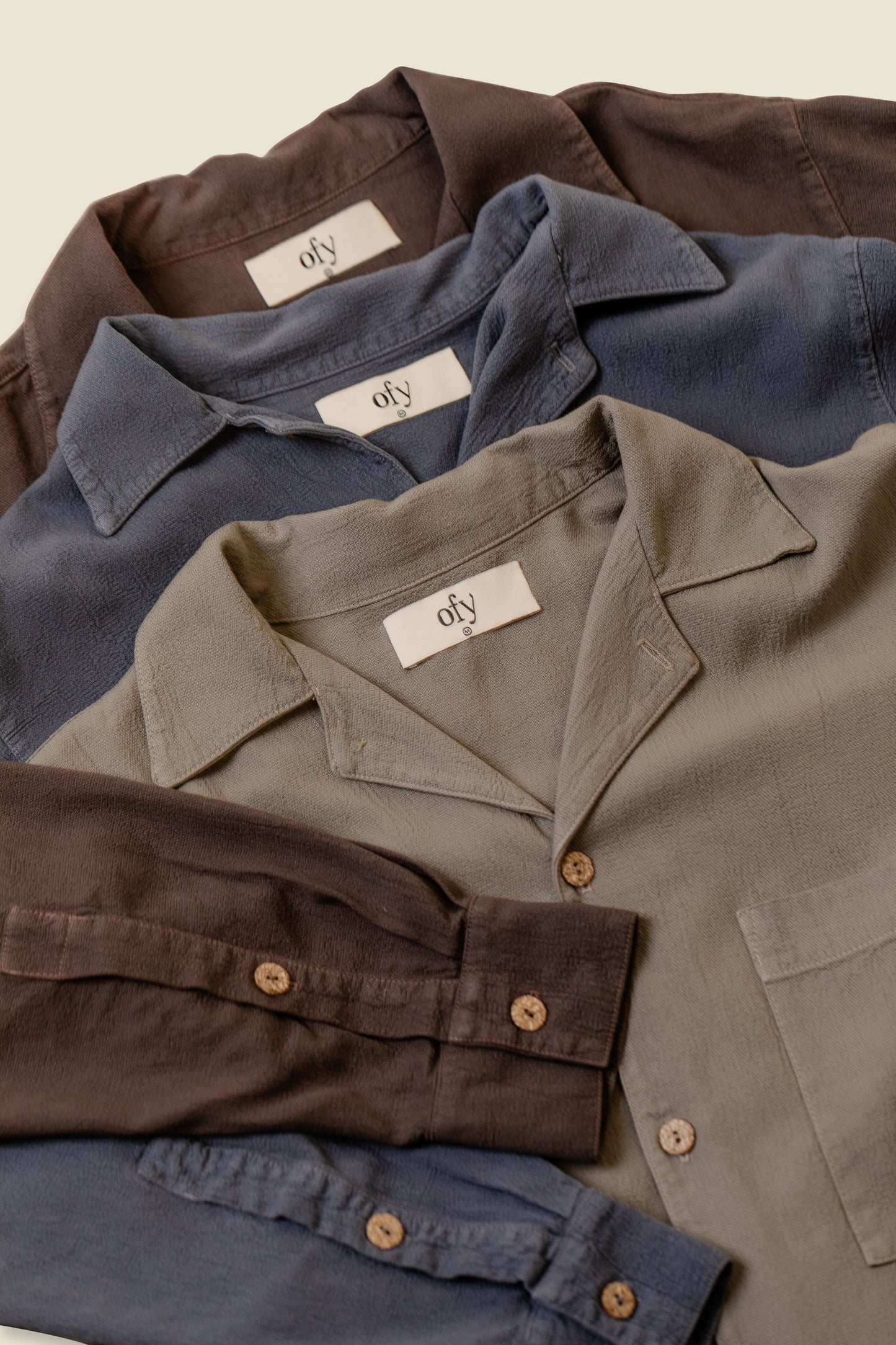 Horizon Crinkle L/S Shirt - Smokey Sage