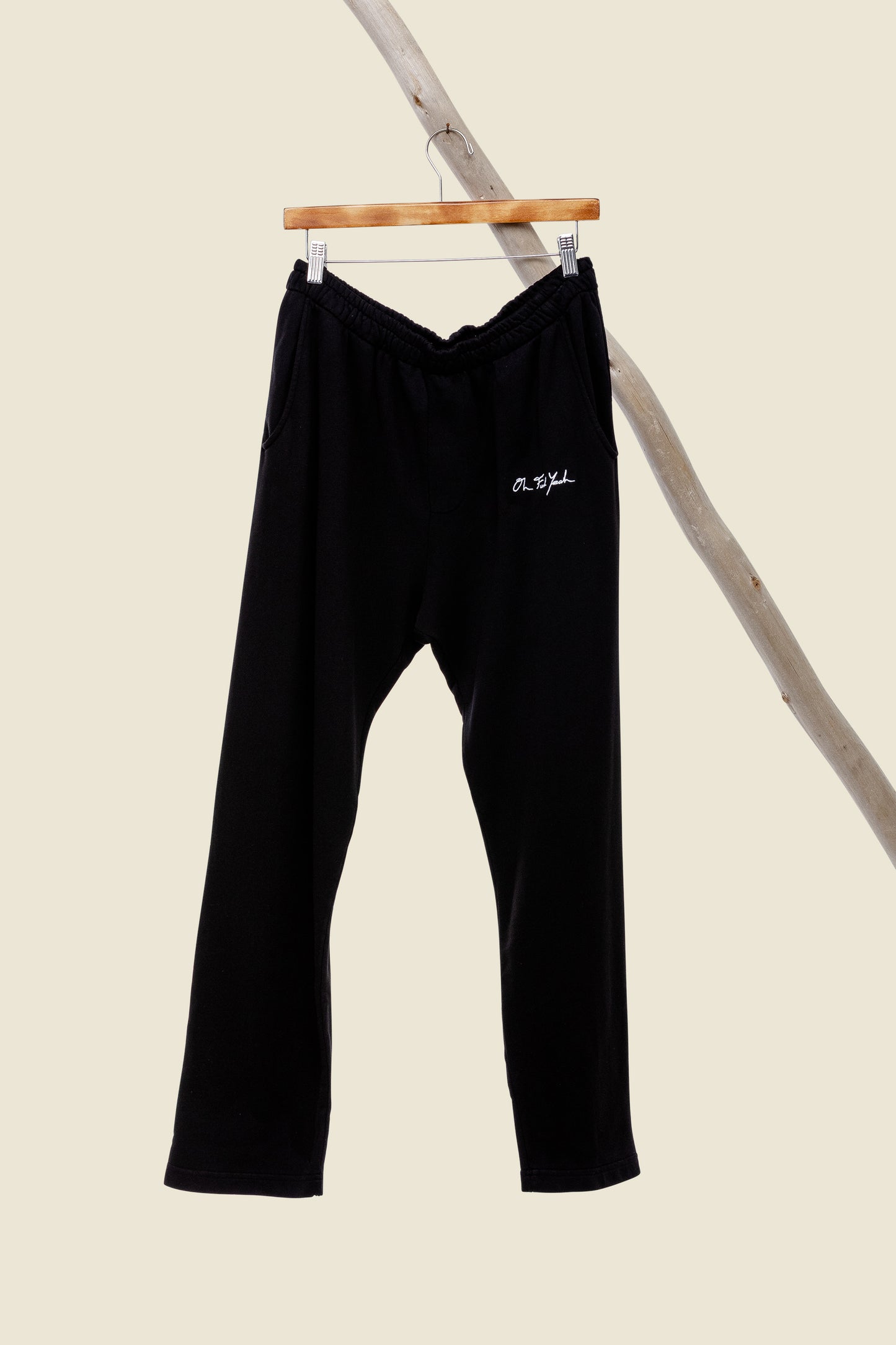 Deluxe Terry Signature Pant - Black Terry