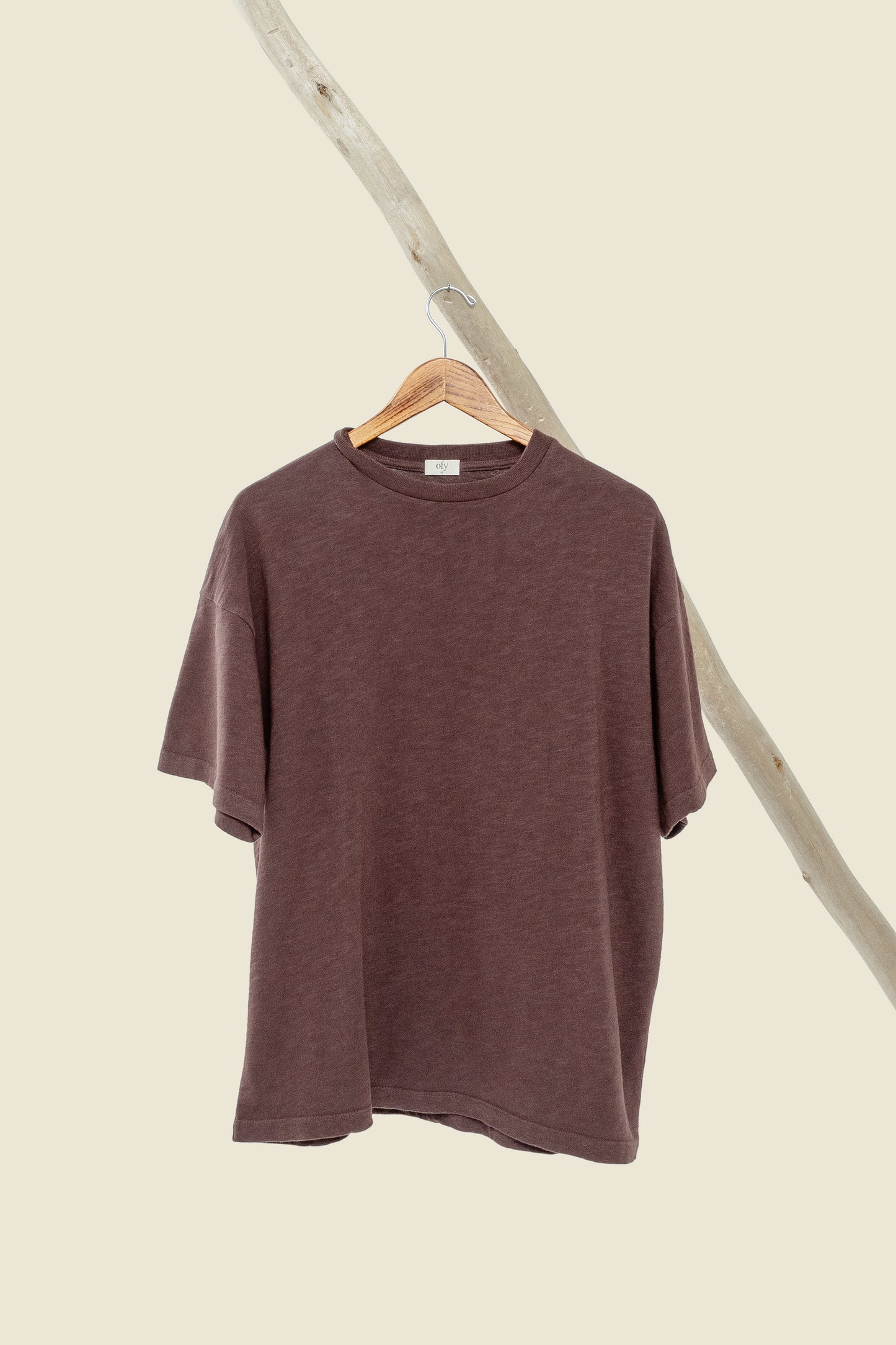 Journey Slub Tee - Burnt Coconut