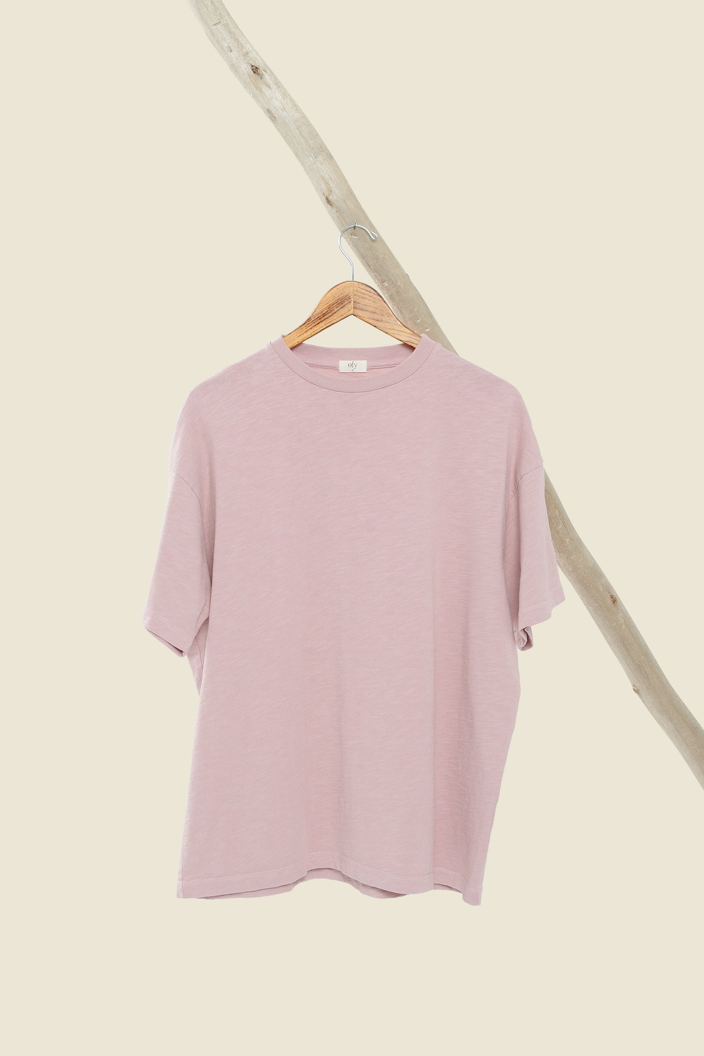 Journey Slub Tee - Dusky Coral