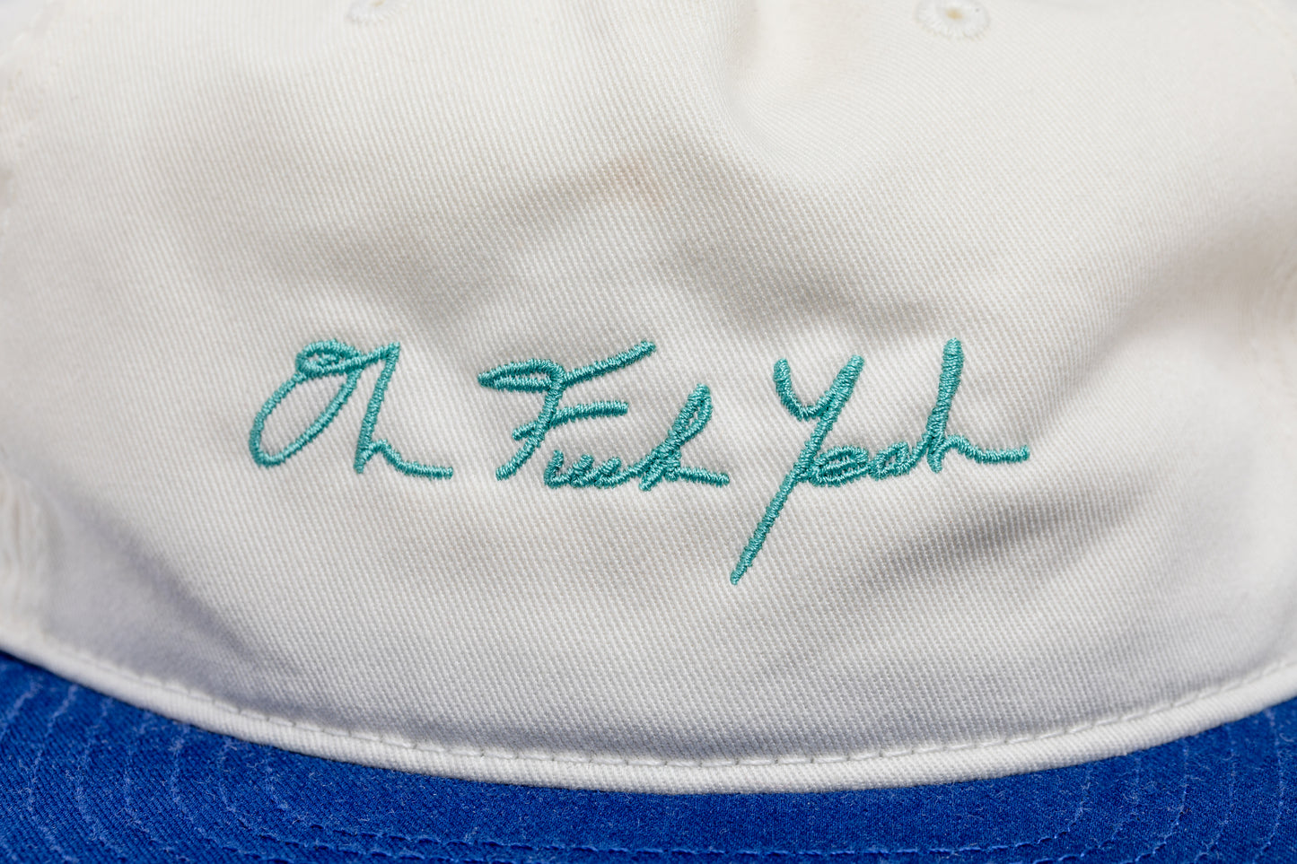 Contrast Signature Hat - Cobalt